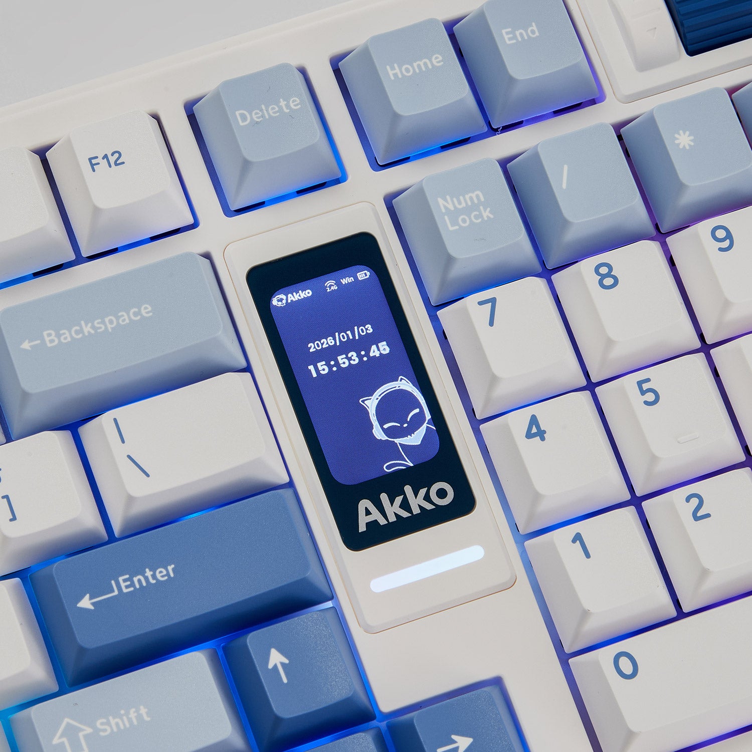 Akko Glacier 5098B Mechanical Keyboard Screen Details