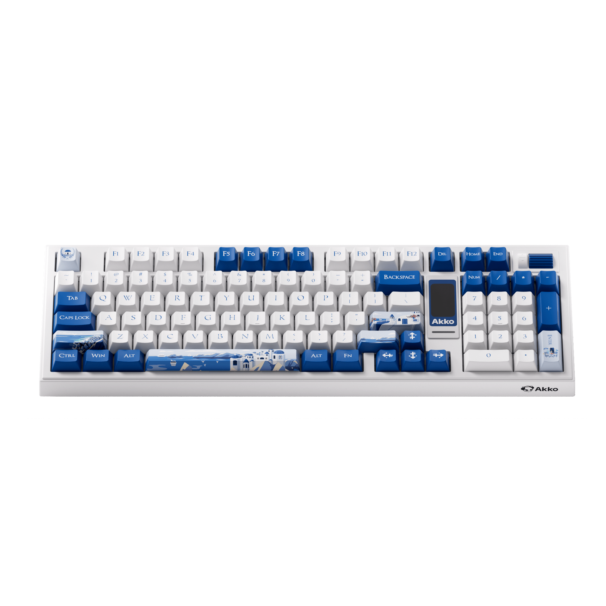 5098B Mechanical Keyboard with Screen Santorini Theme