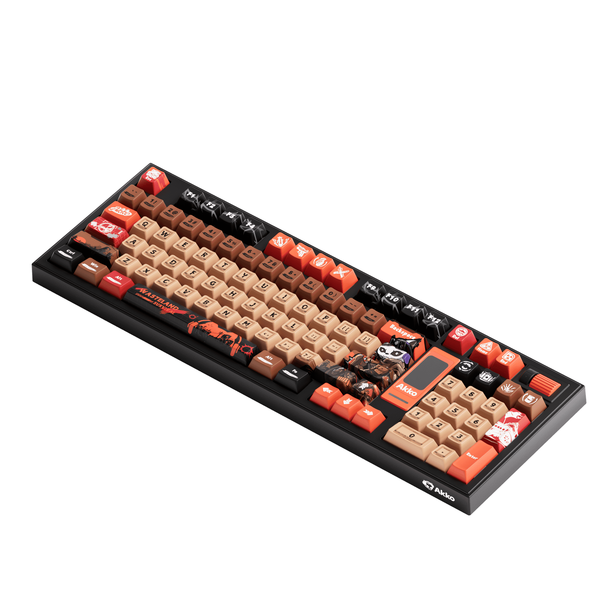 5098B Mechanical Keyboard with Screen Wasteland Survival Theme Details