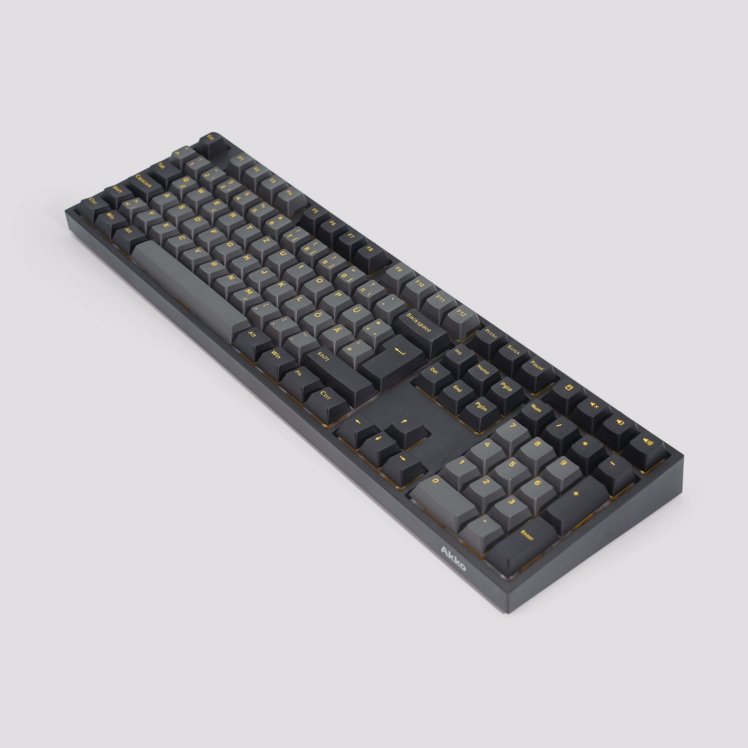 Akko Black & Gold 5108 V5 ISO DE Mechanical Keyboard Side Details