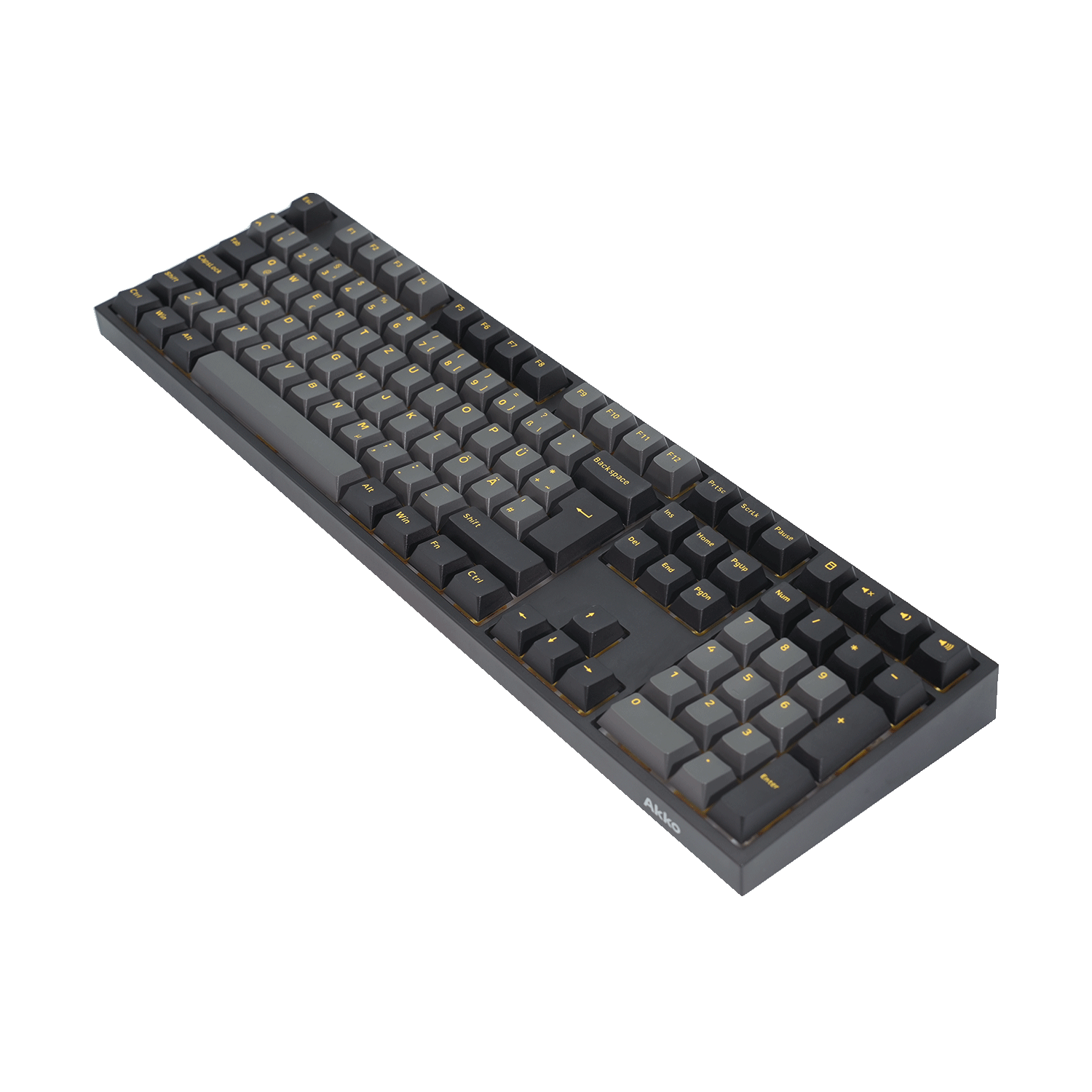 Akko Black & Gold 5108 V5 ISO Mechanical Keyboard Right Side