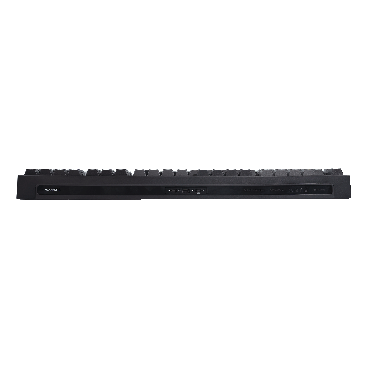 Akko Black & Gold 5108 V5 ISO Mechanical Keyboard Back Details