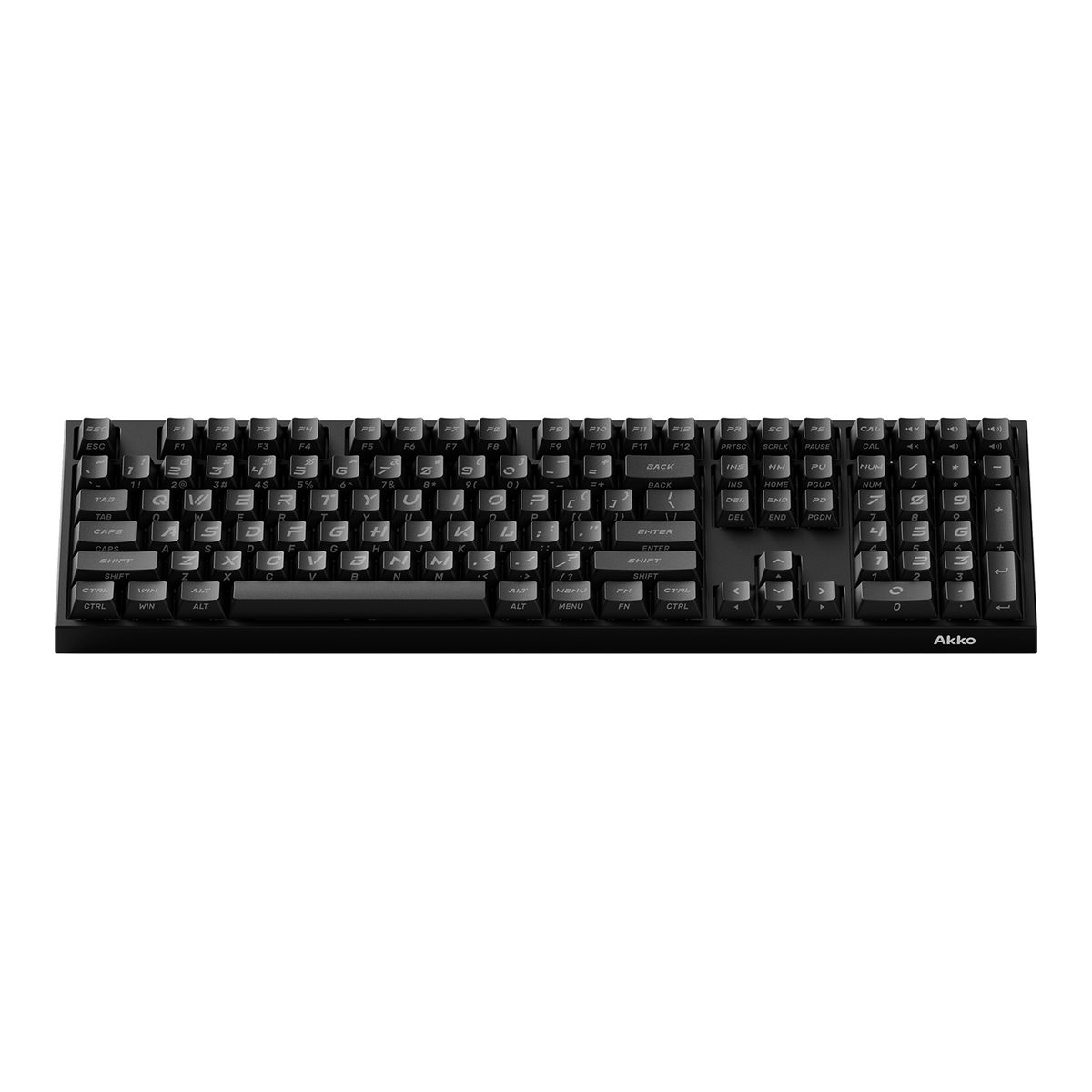 Akko 5108 V5 HE Magnetic Keyboard Black Front Side