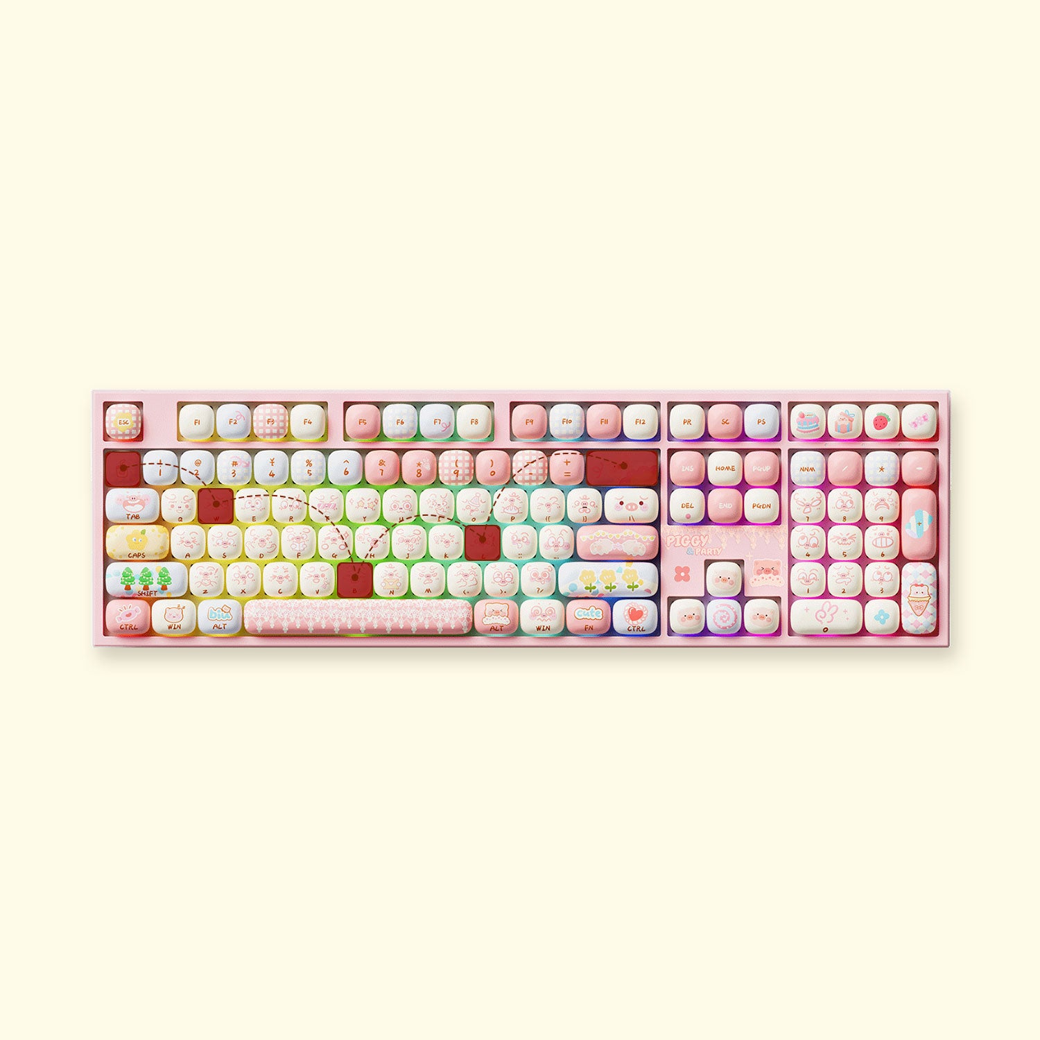 Akko Piggy Party 5108 V5 Mechanical Keyboard N Key Rollover