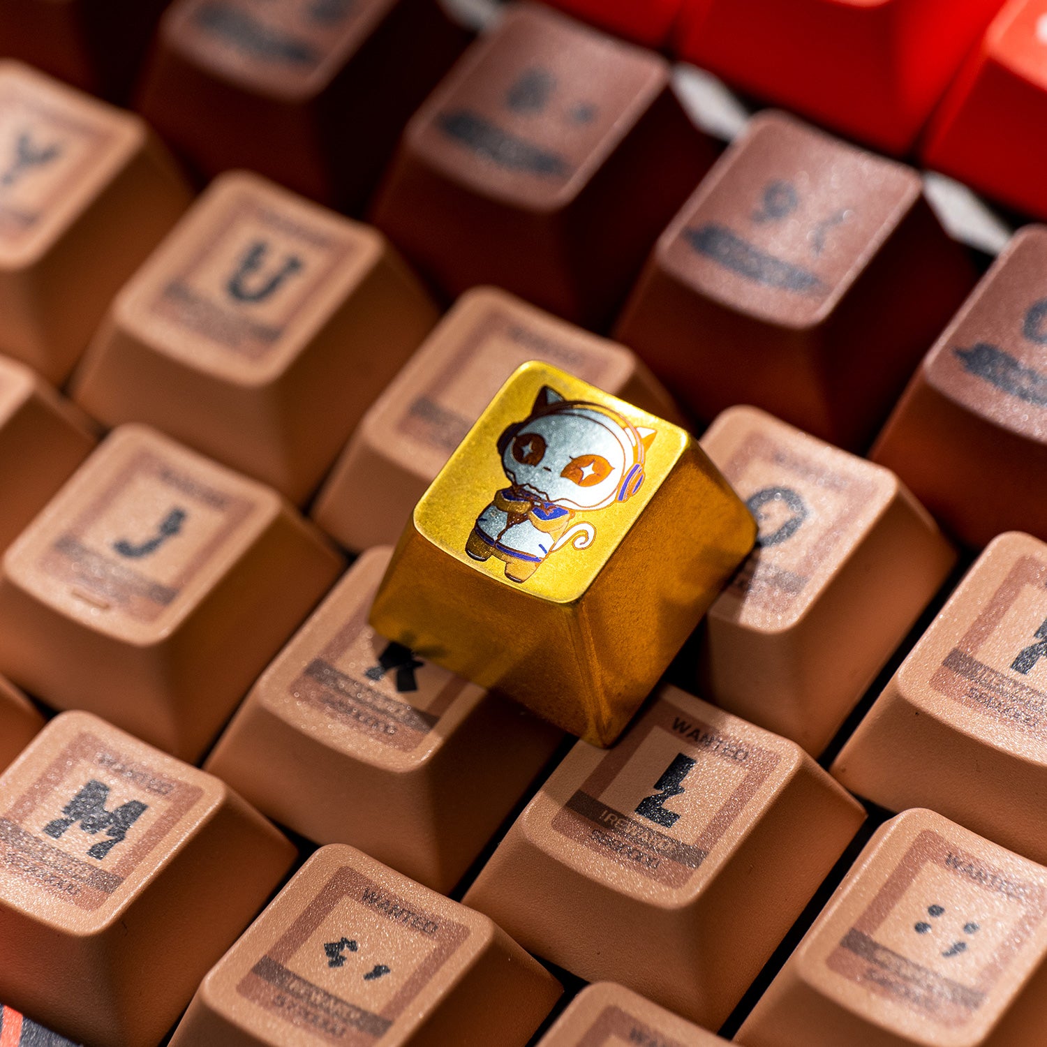 Akko 8th Anniversary Titanium Alloy Artisan Keycap