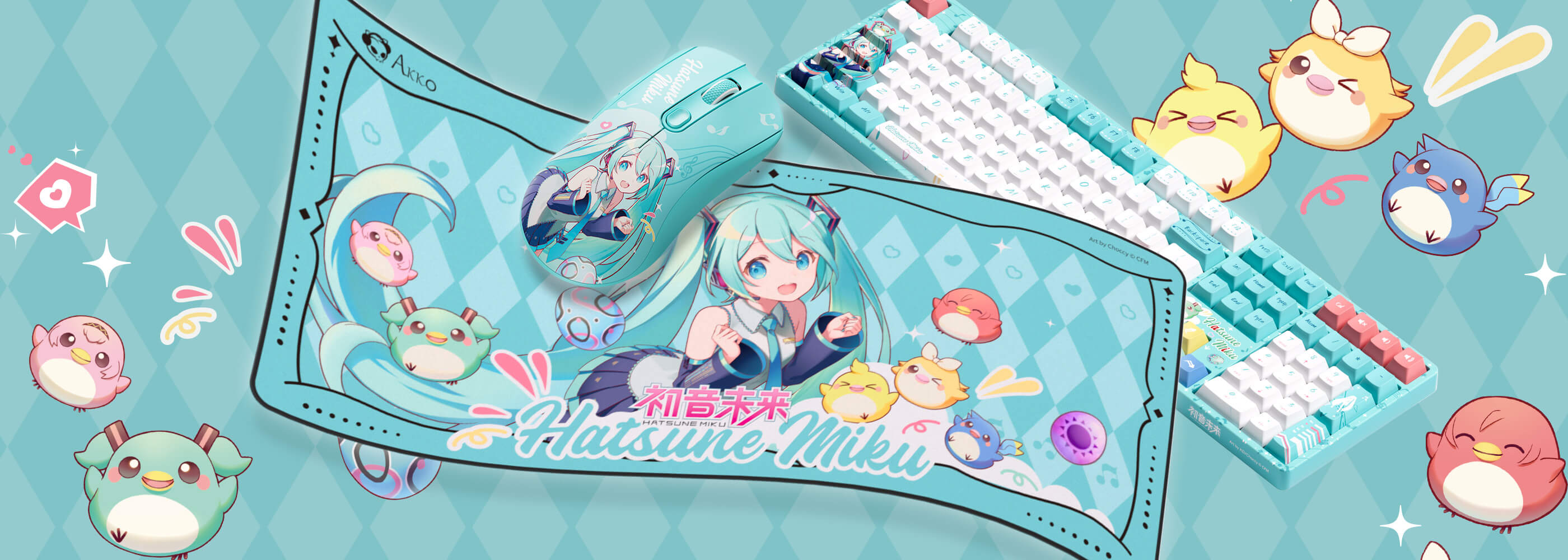Akko AG ONE 3950 8K Gaming Mouse Hatsune Miku | AKKO EU