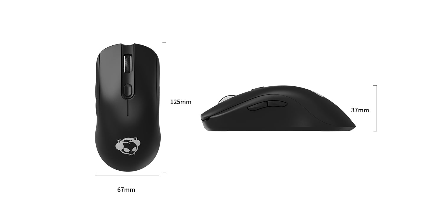 light design for akko AG325W wireless mouse