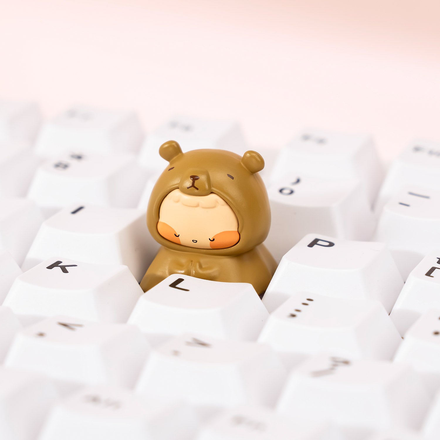 Animal Artisan Keycap × Switch Tester Capybara on the Keyboard