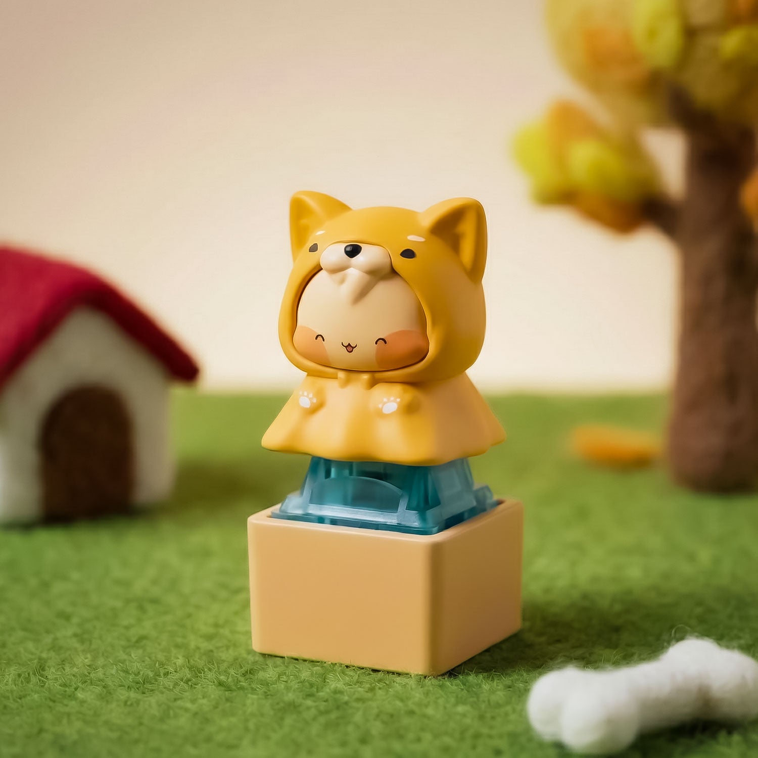 Animal Artisan Keycap × Switch Tester Stubborn Corgi