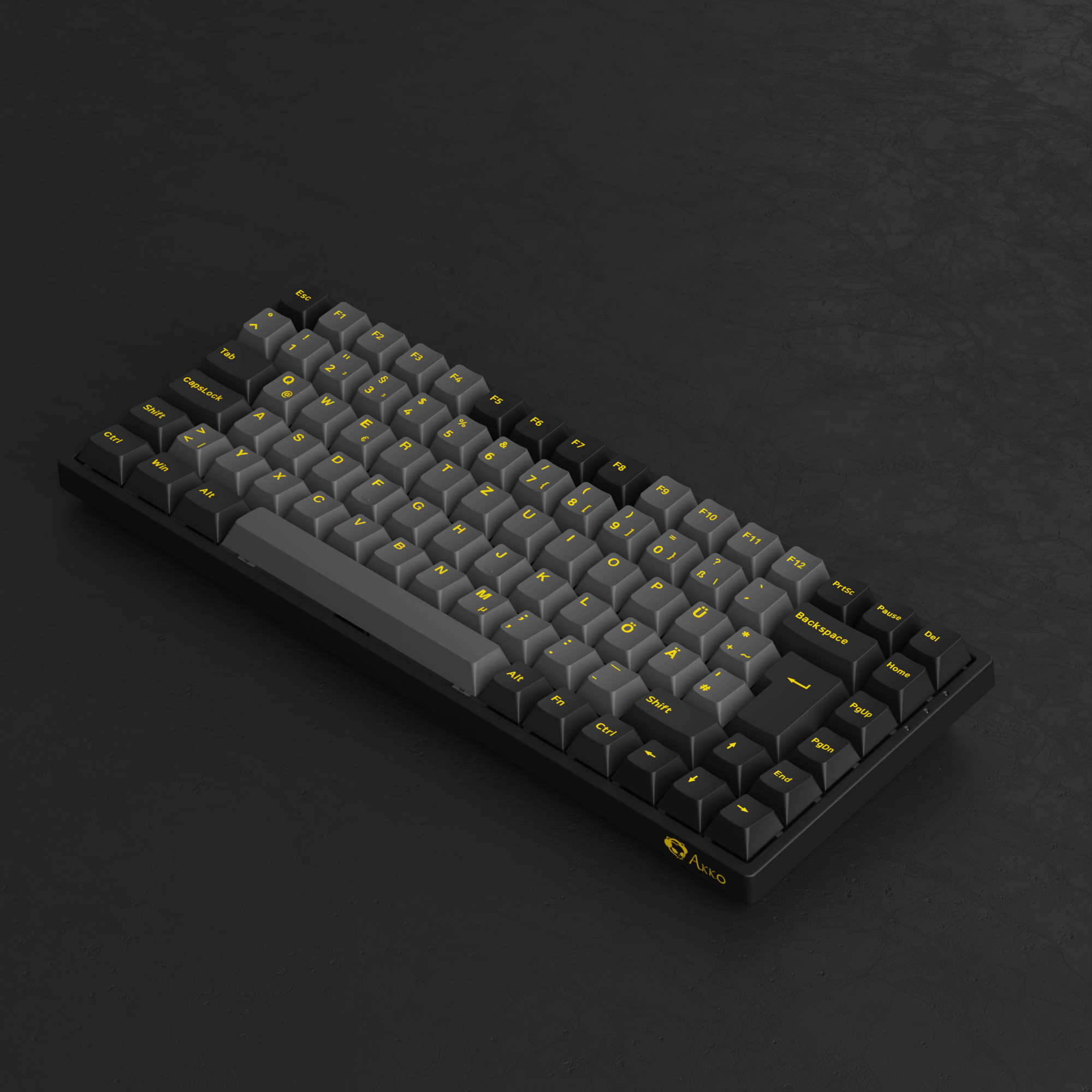 Akko Black Gold 3084B Plus ISO DE Right Side