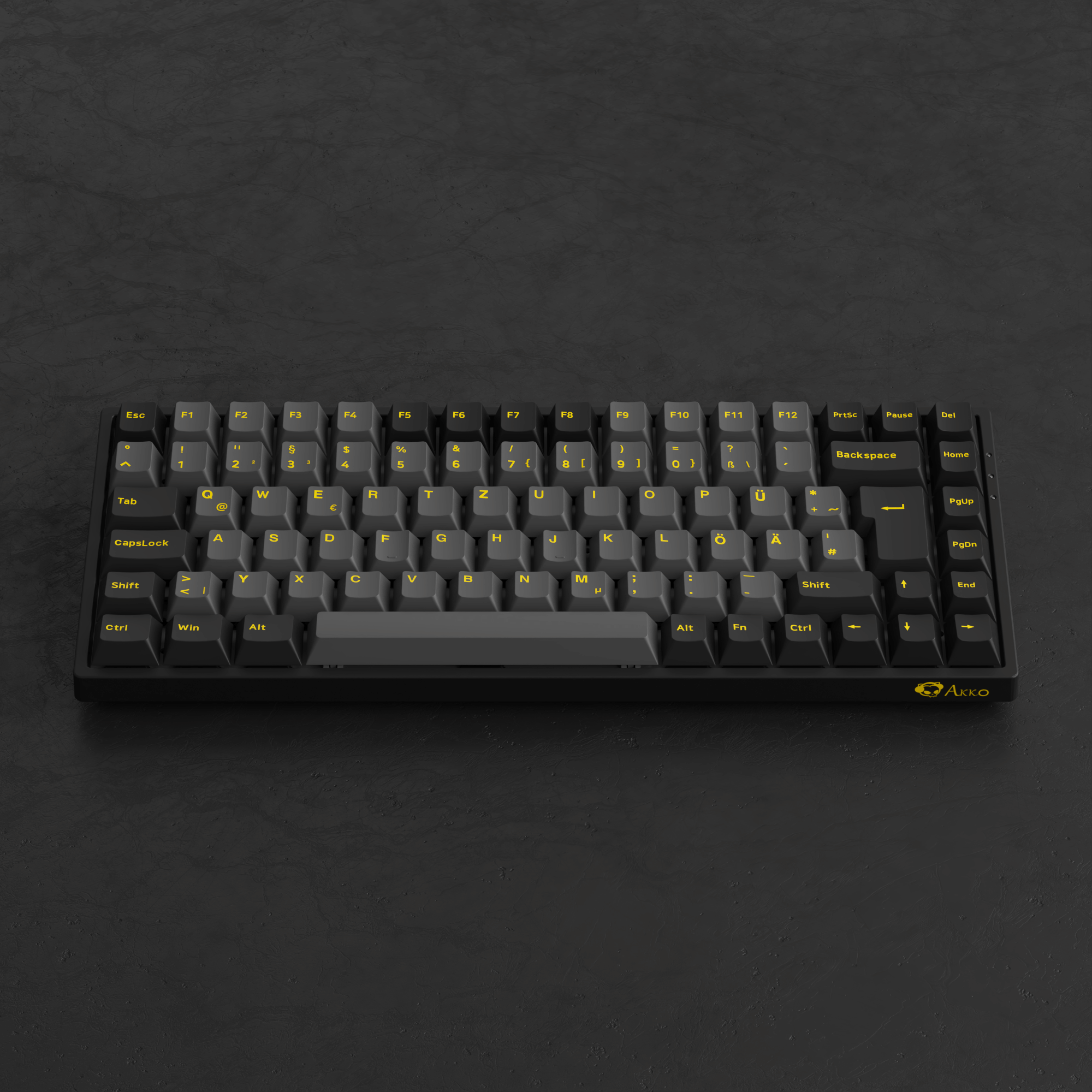 Akko Black Gold 3084B Plus ISO DE Front Side