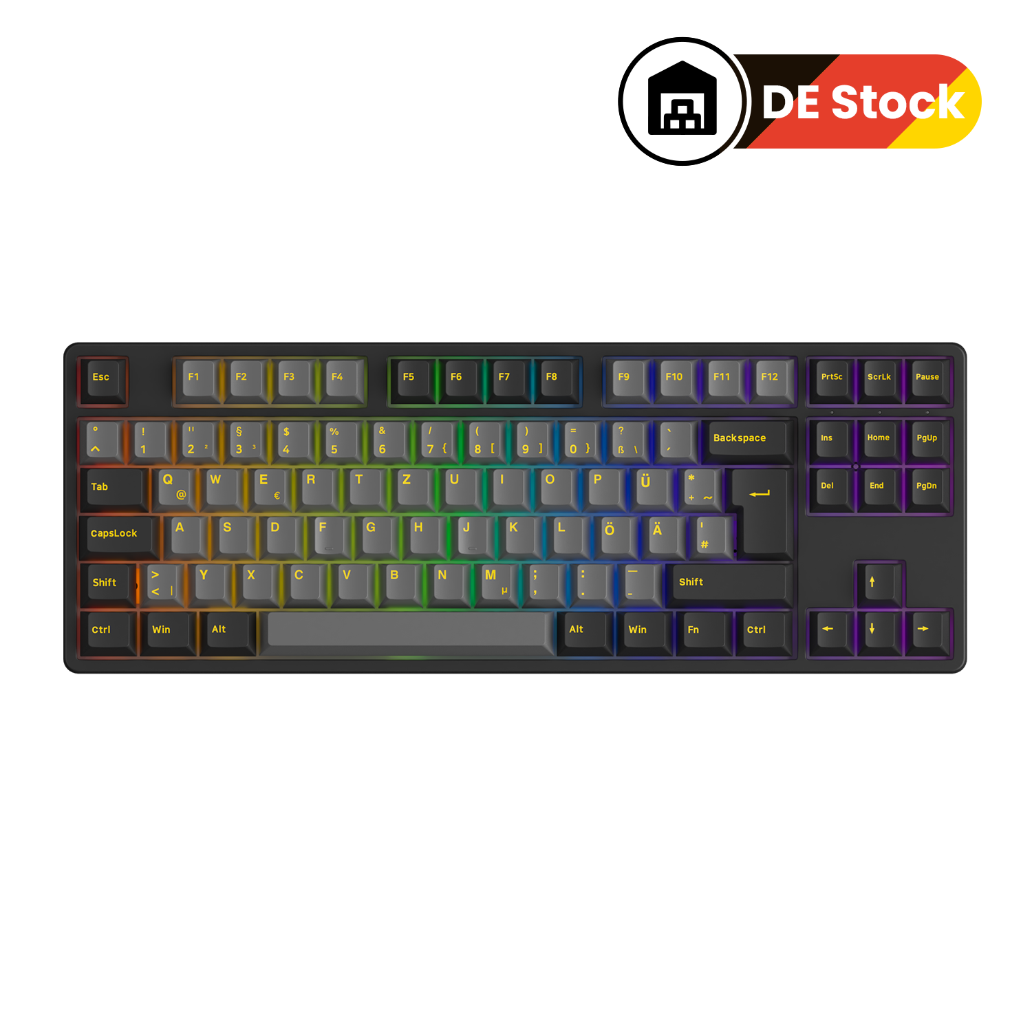klawiatura spc gear Akko Black & Gold 5087S ISO DE Keyboard