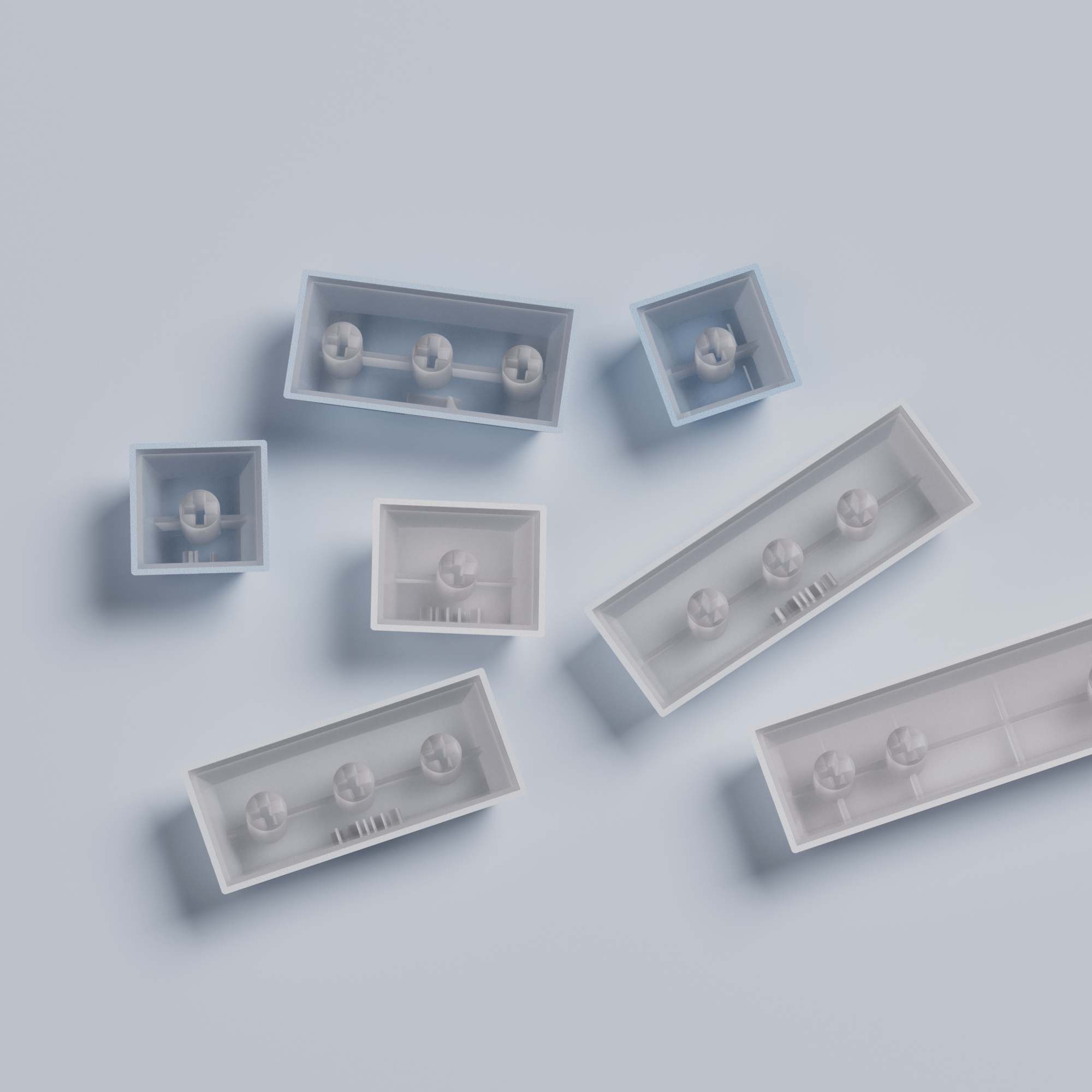 Akko Blue Gradient Keycap Set MX Switch Compatibility