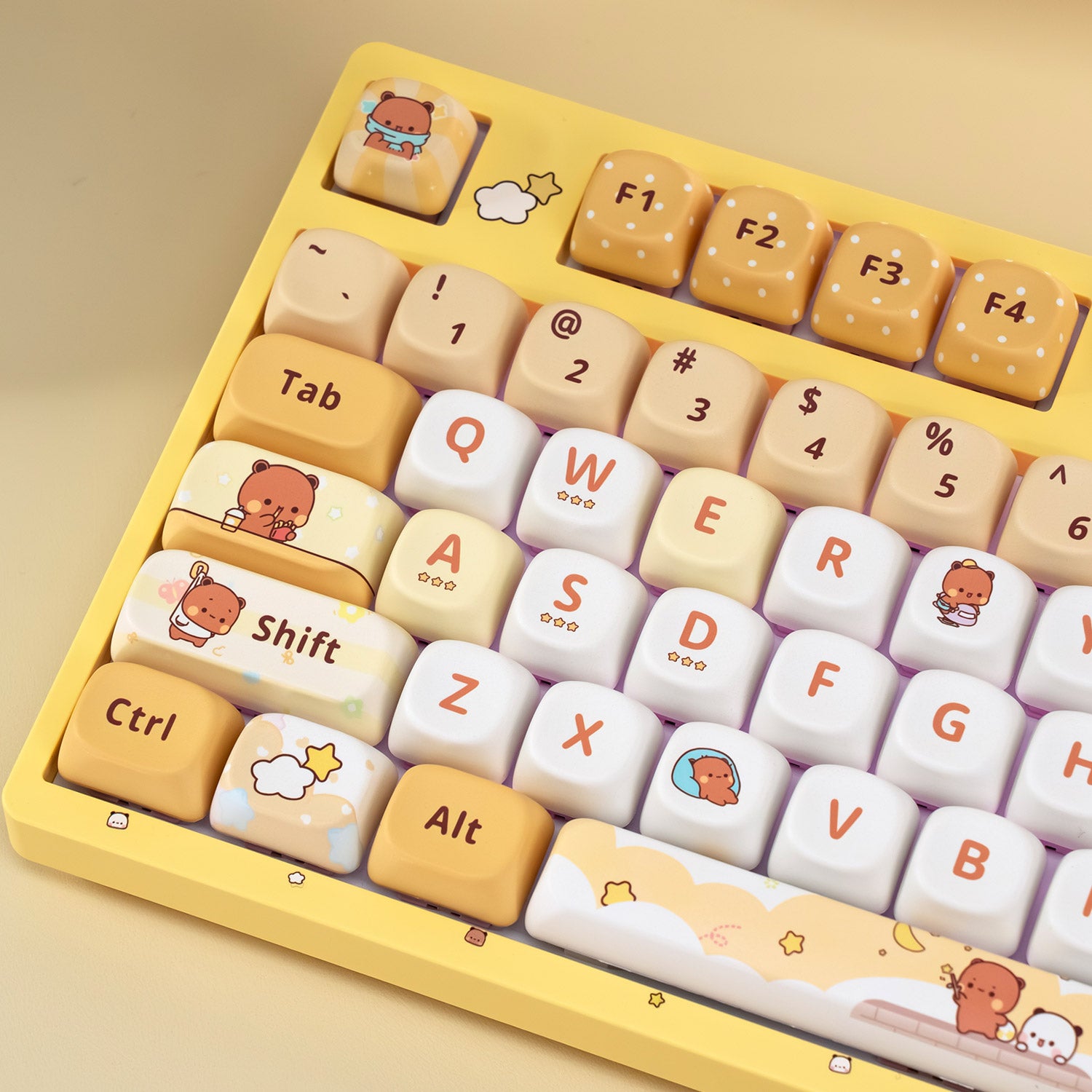 Akko Dudu and Bubu 3108v3 - Yellow Mechanical Keyboard | AKKO EU