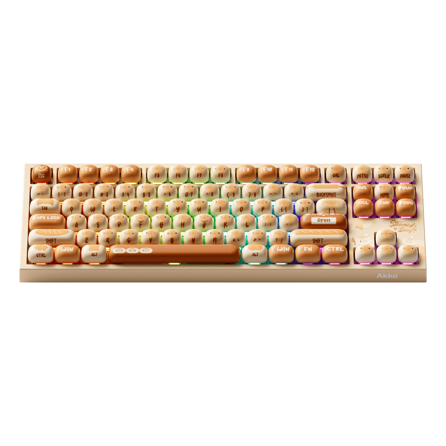 Akko Bun Wonderland 5087 V5 Keyboard Front Side