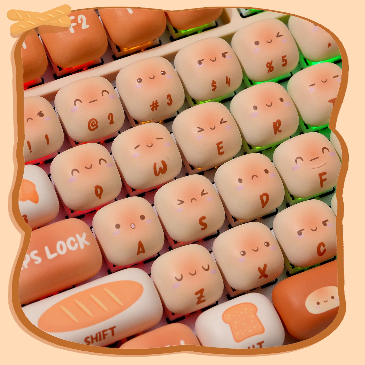 Akko Bun Wonderland 5087 V5 Keyboard Keycap Details