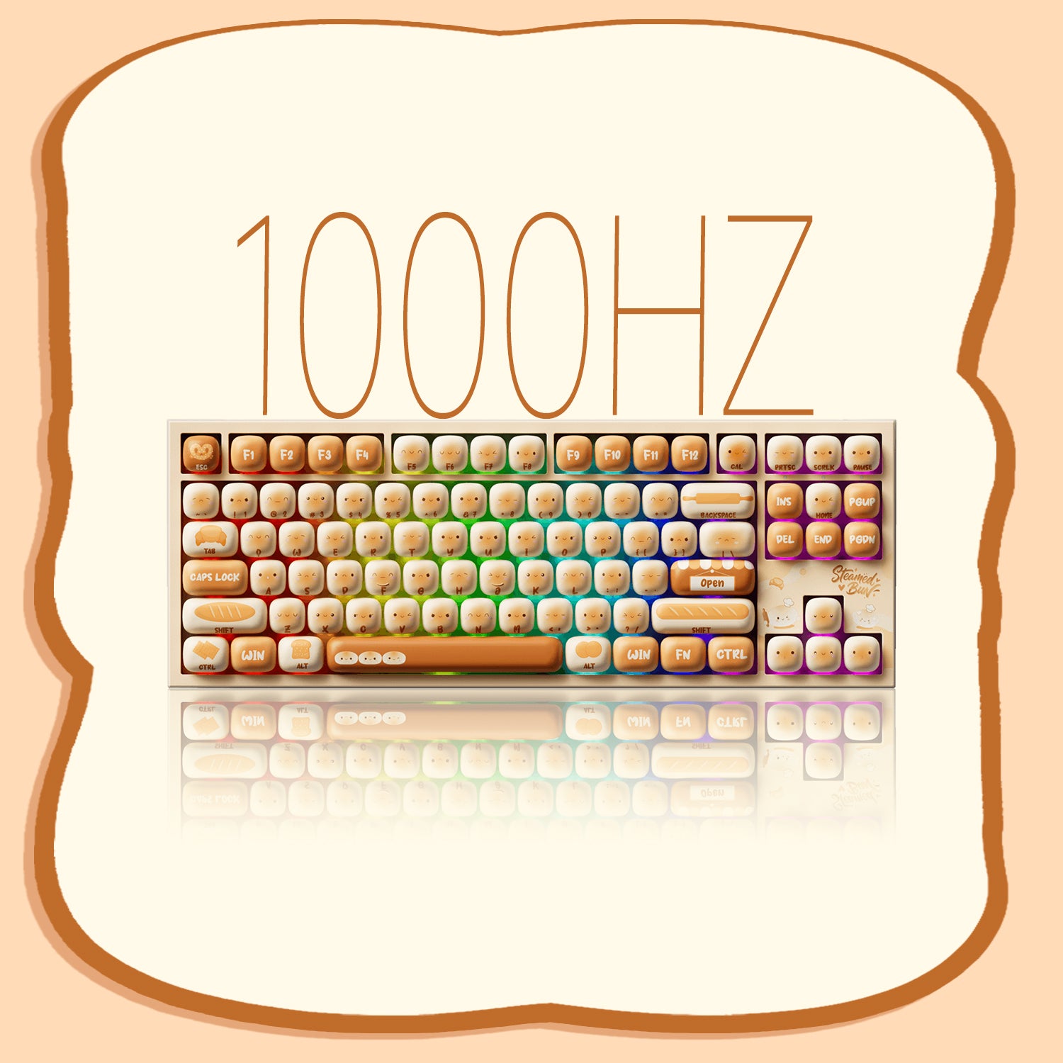 Akko Bun Wonderland 5087 V5 Keyboard 1000Hz Polling Rate