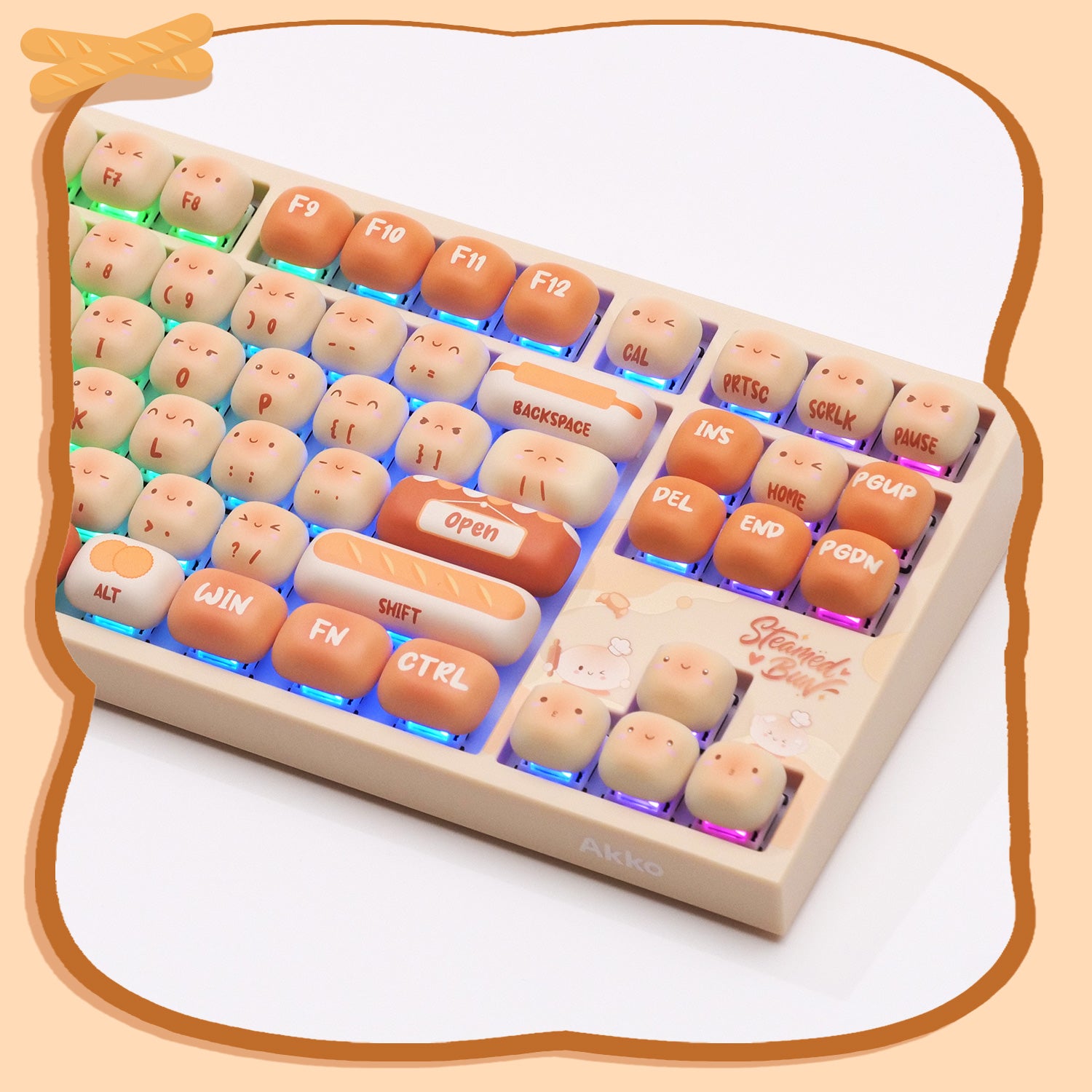 Akko Bun Wonderland 5087 V5 Keyboard Right Side