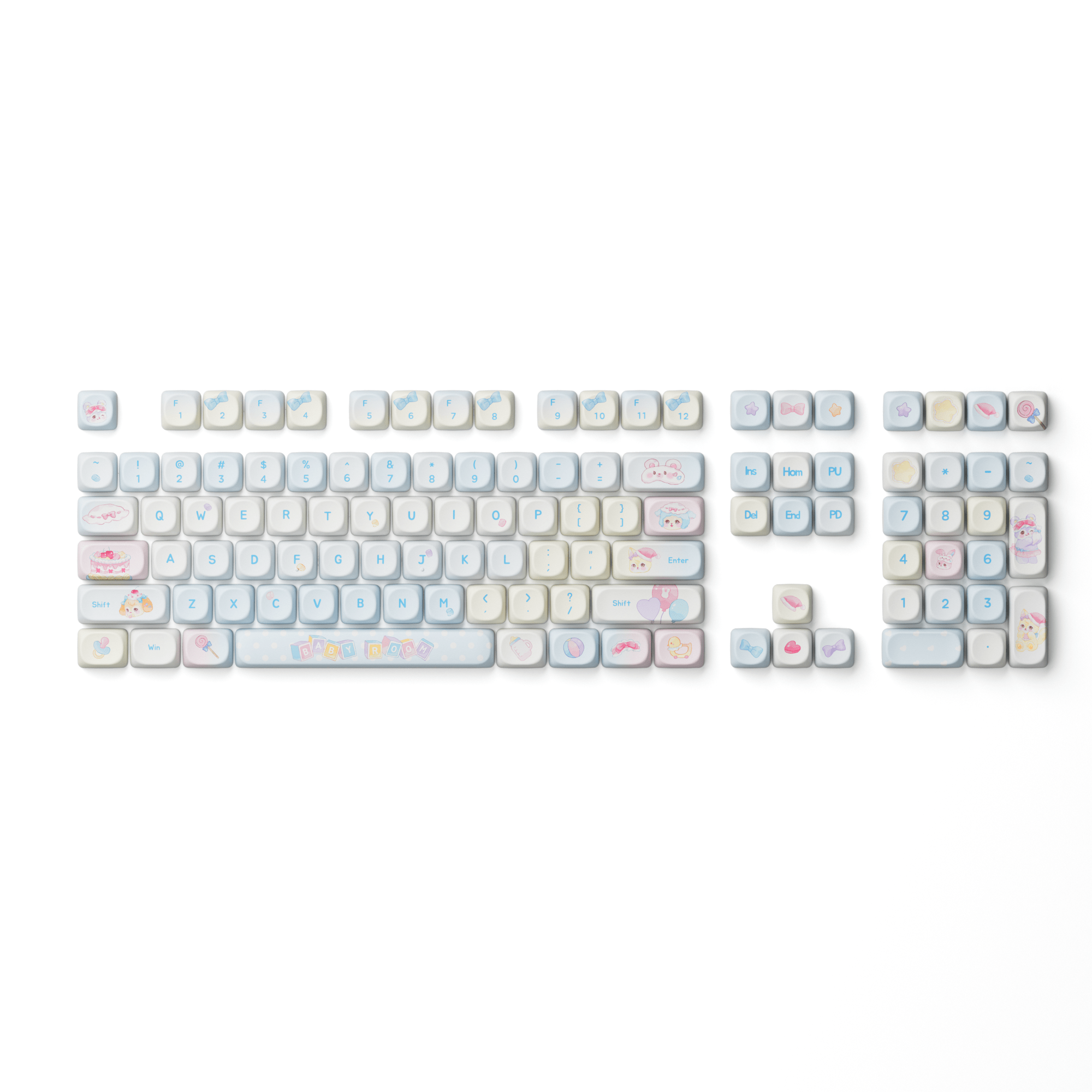 Butterfly Fantasy Keycap Set (140-key)