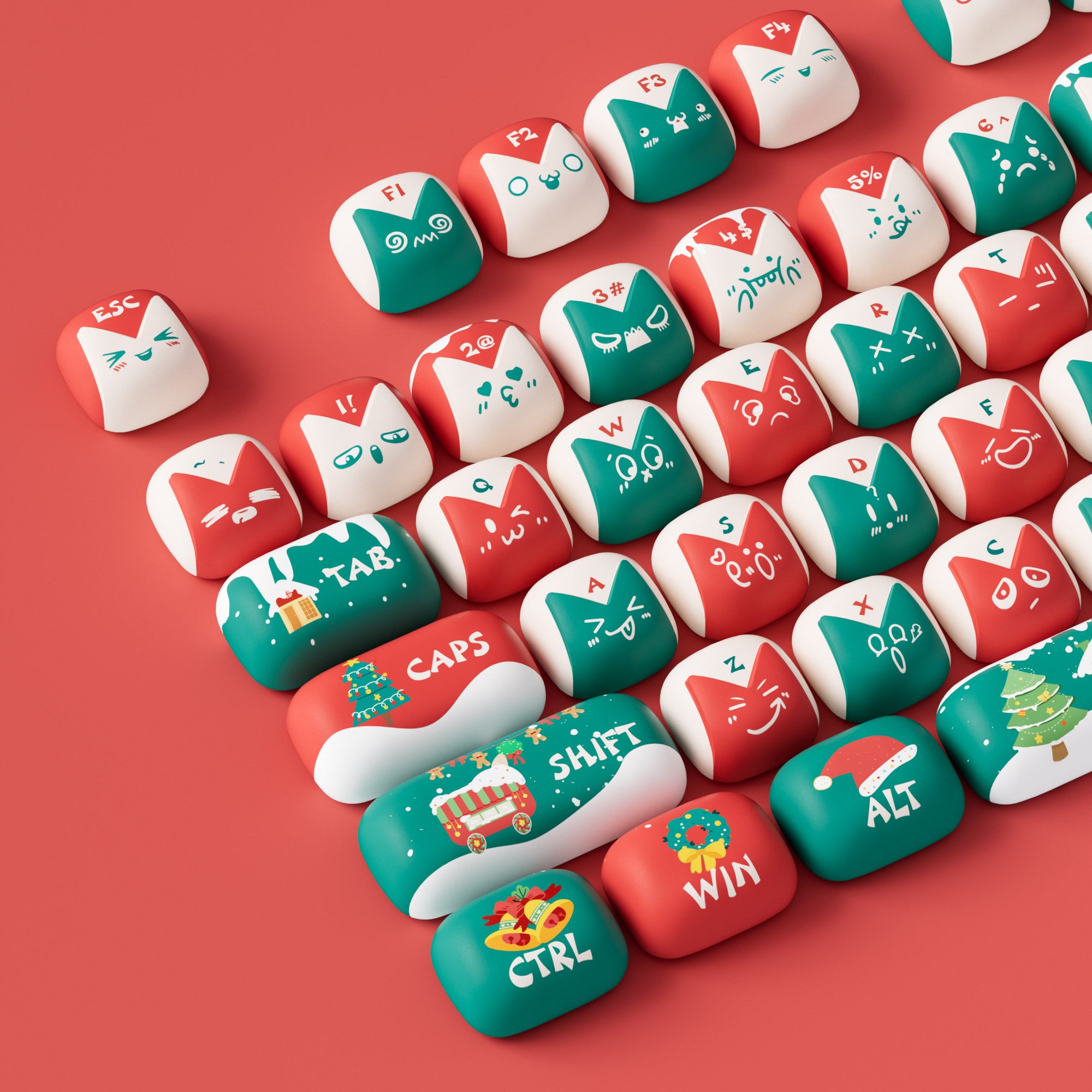 Christmas Fantasy Keycap Set (137-key)