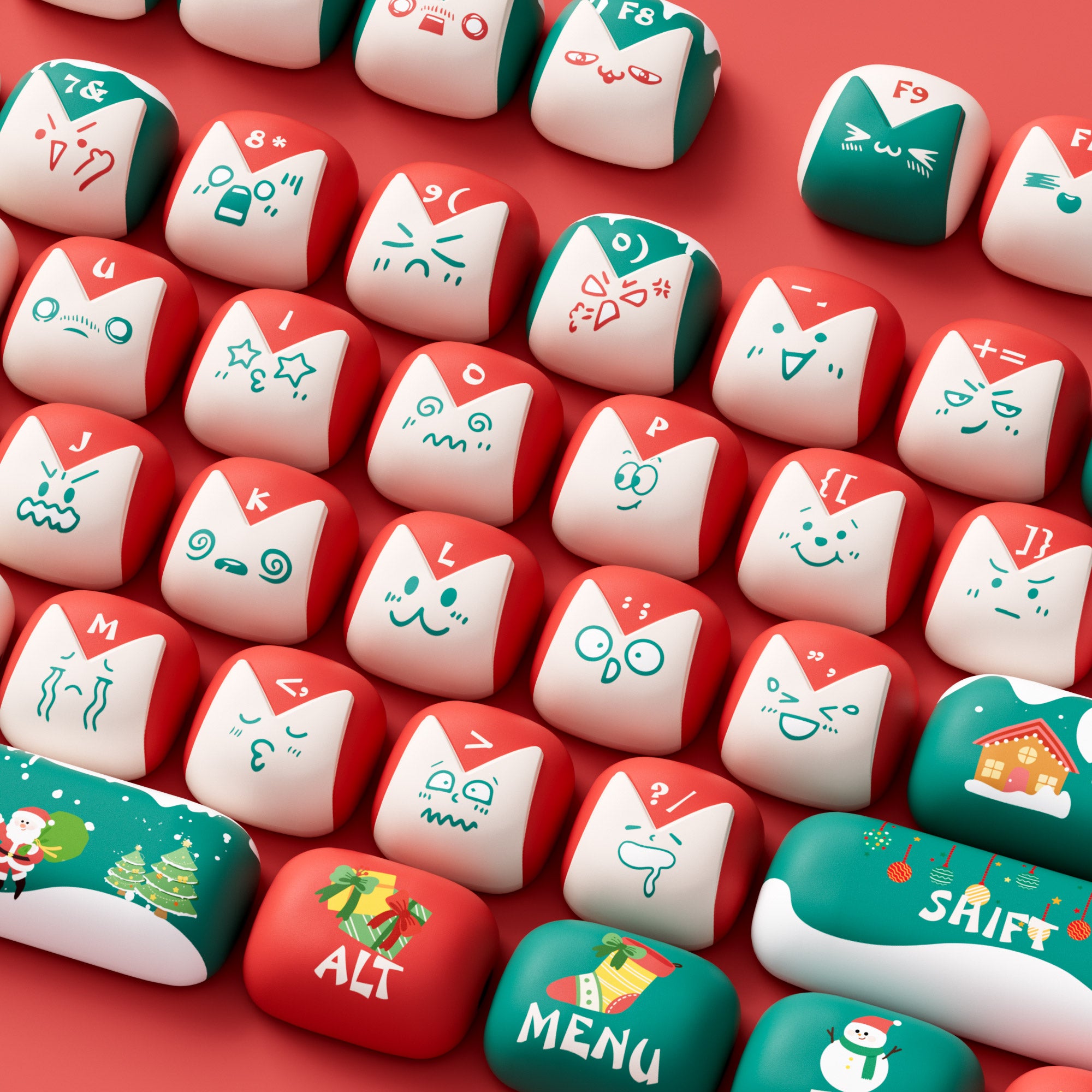 Christmas Fantasy Keycap Set (137-key)