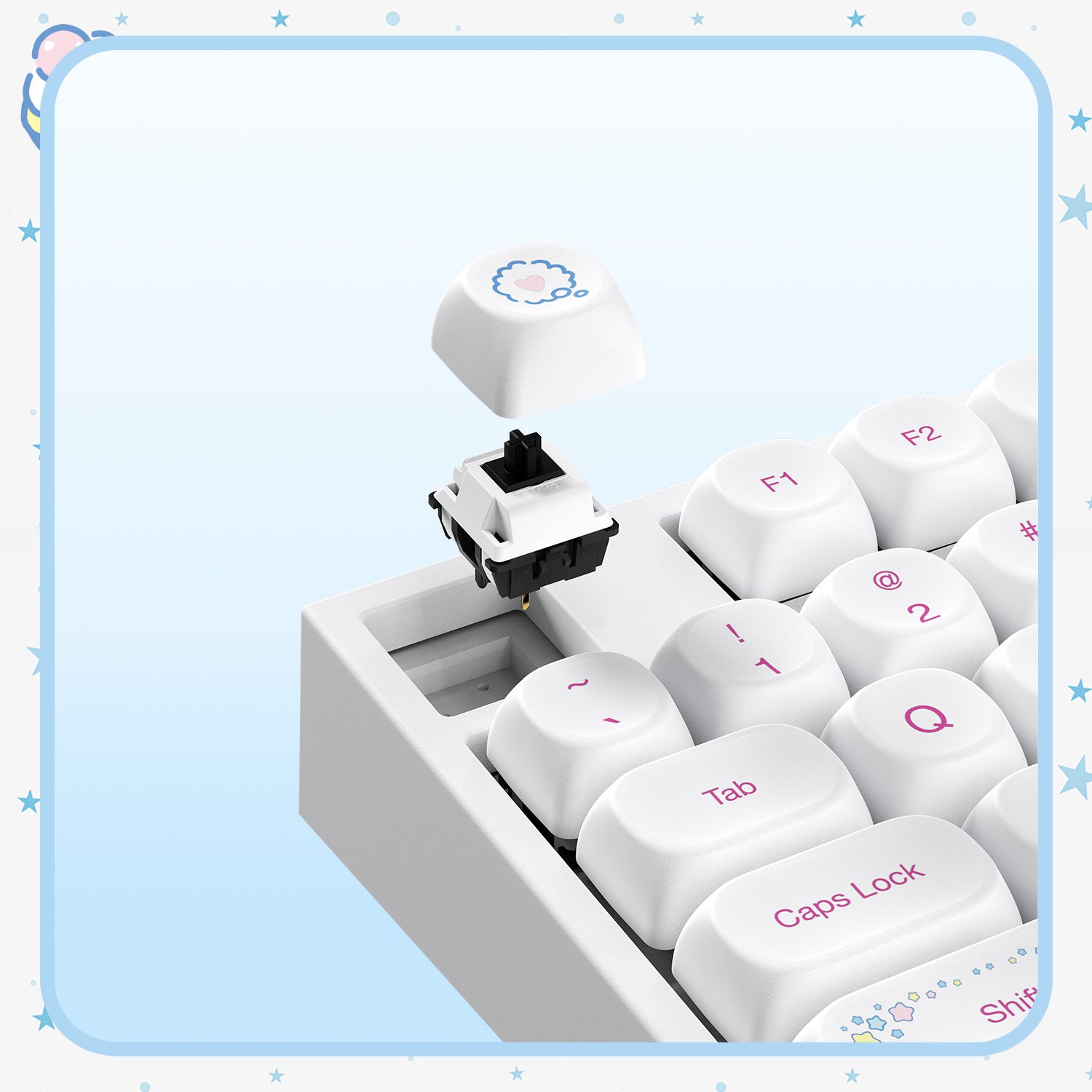 Akko Cinnamoroll 5075 V5 Mechanical Keyboard Hot Swappable