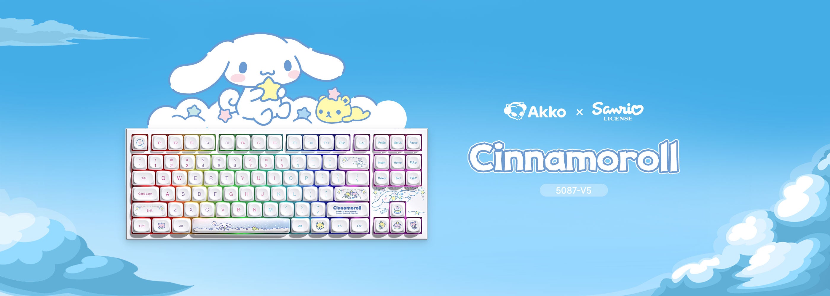 Akko Cinnamoroll 5087 V5 Keyboard