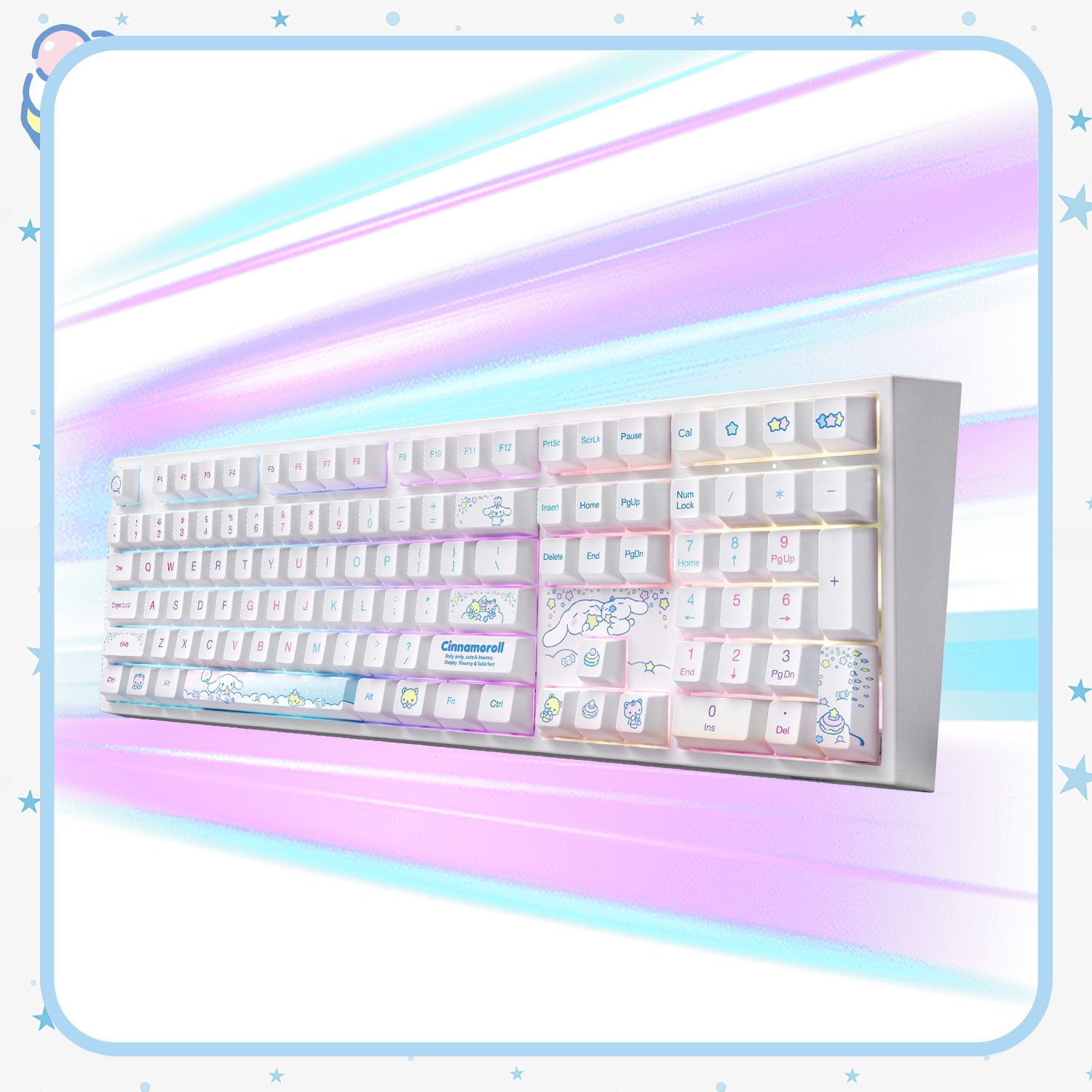 Akko Cinnamoroll 5108 V5 Mechanical Keyboard 8000Hz Polling Rate
