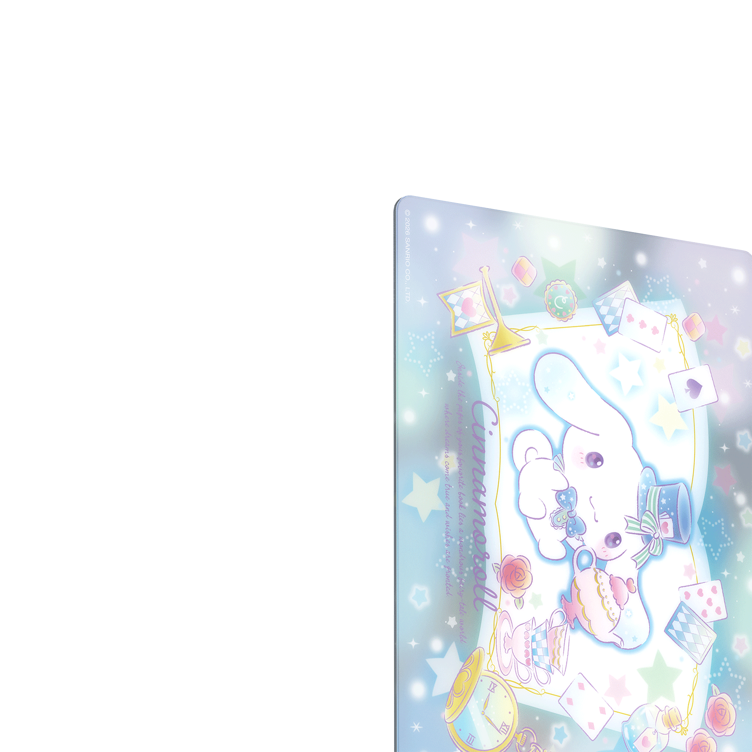 Akko Cinnamoroll Gaming Mouse Pad Edge Details
