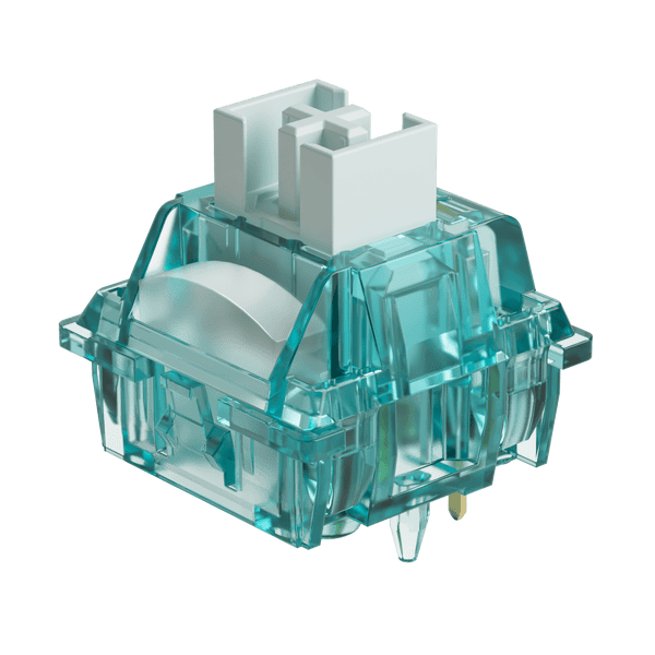 Akko Creamy Cyan Switch Close View