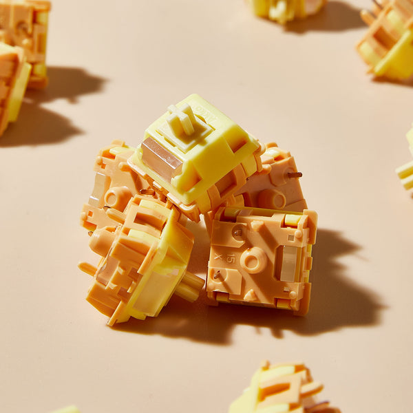 Creamy Yellow U1 Switch (Linear, 100pcs)