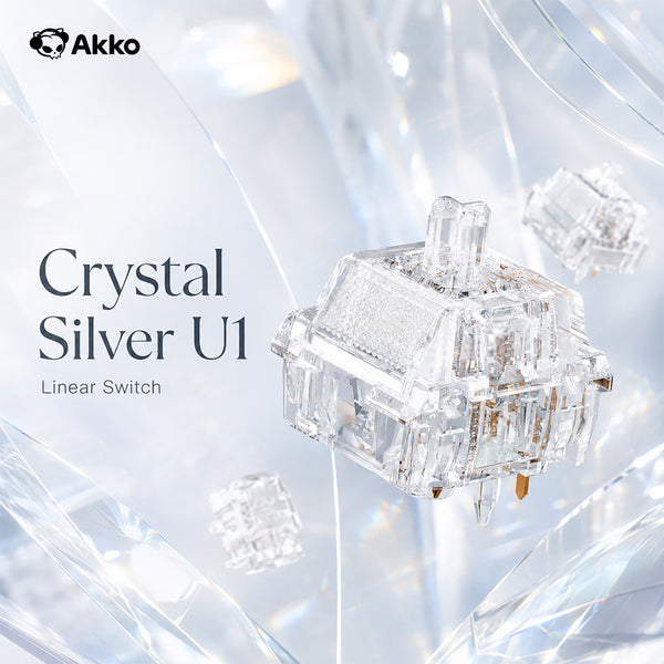 Crystal Silver U1 Switch (Linear, 45pcs)