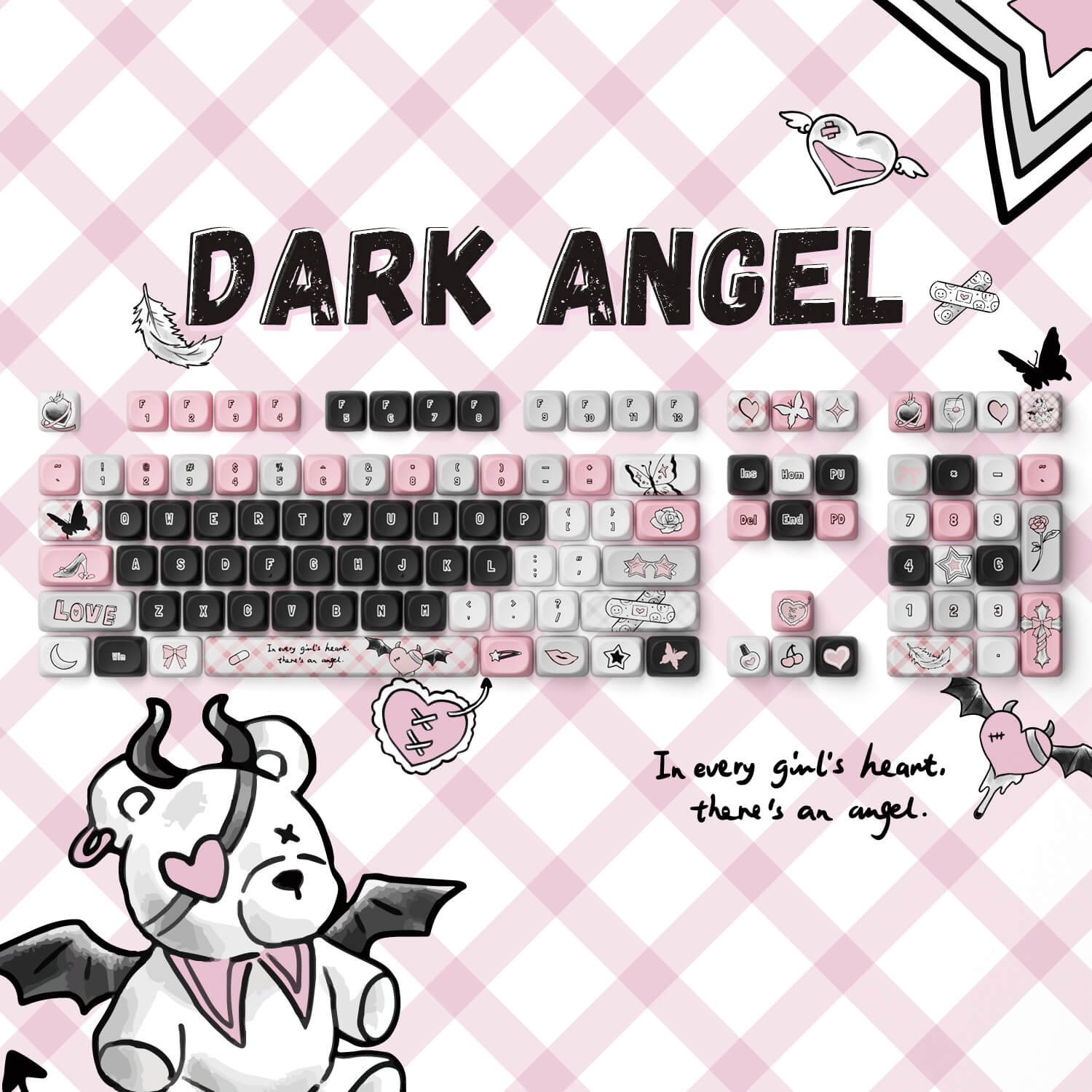 Dark Angel Keycap Set (140-key)