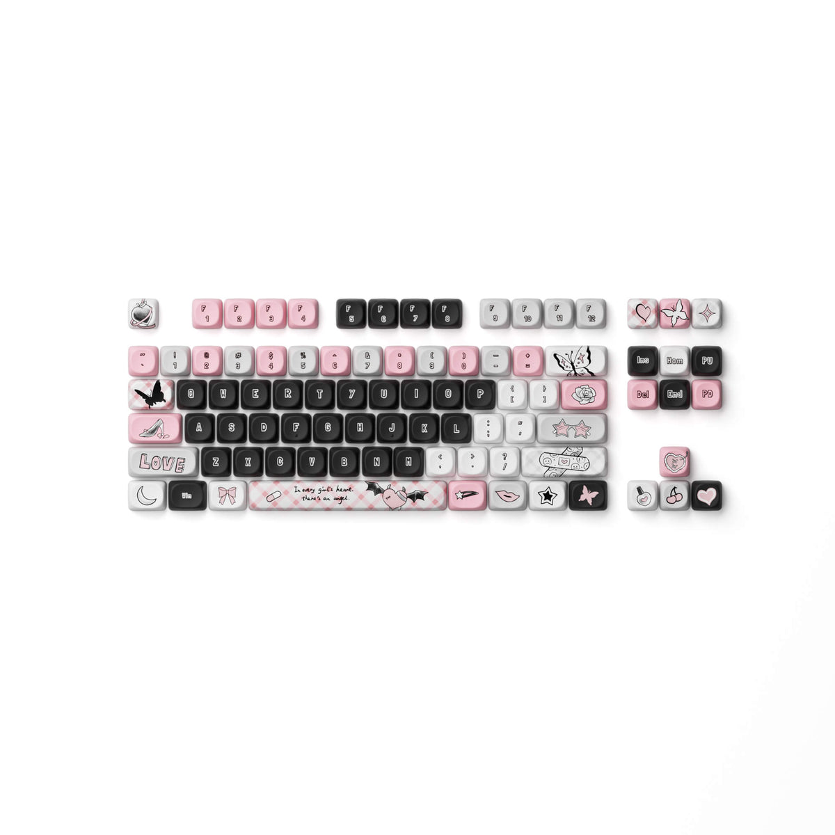 Akko Dark Angel PBT Keycaps (140-key) | AKKO EU