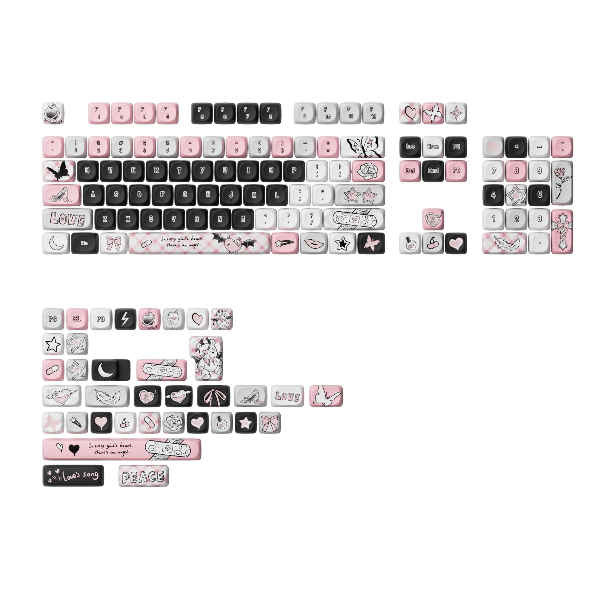 Dark Angel Keycap Set (140-key)