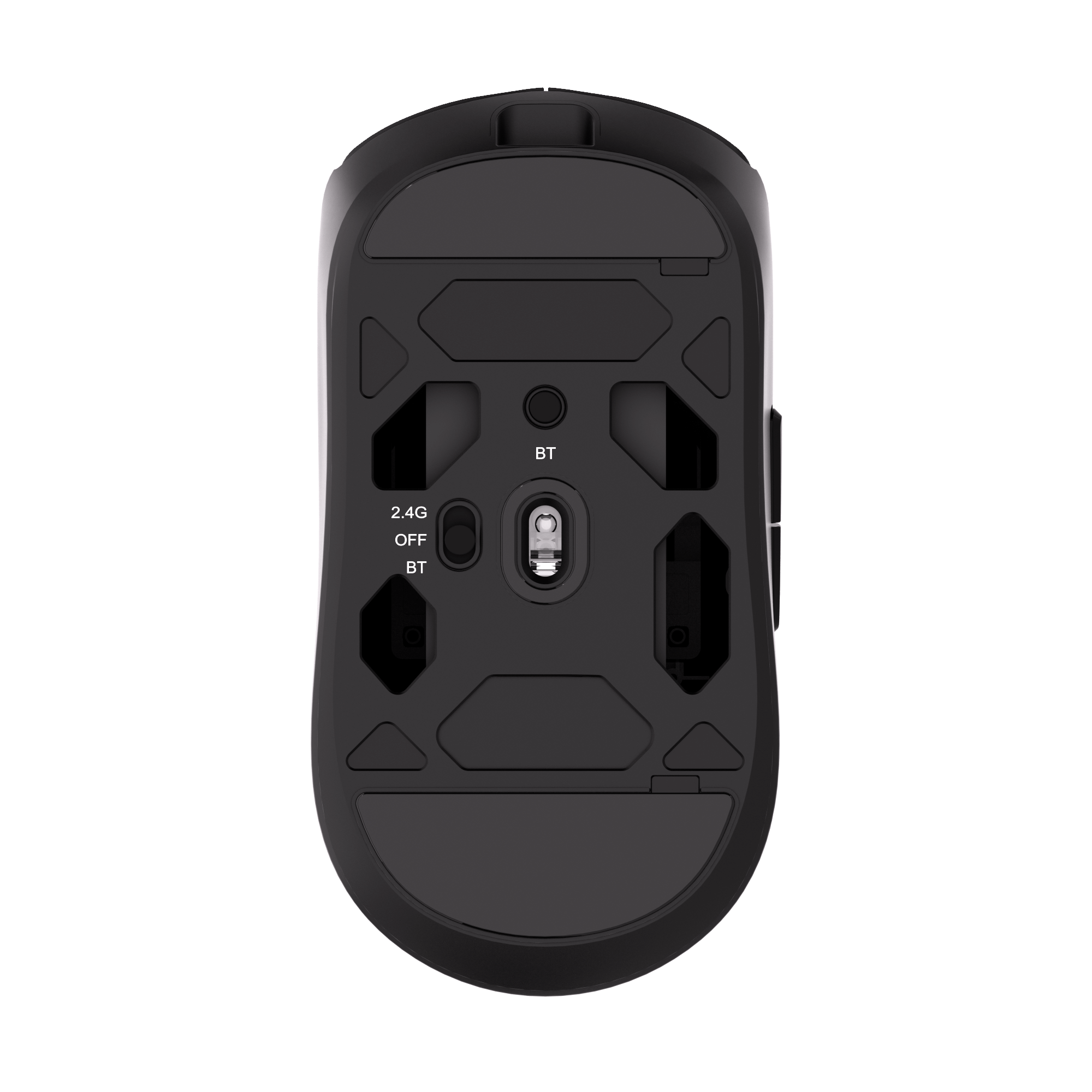 Akko Dash Gaming Mouse Black Back Details