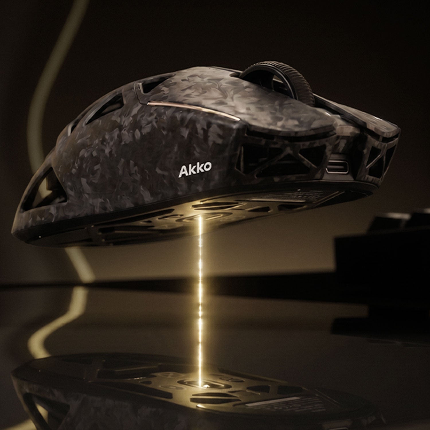 Akko Echo Carbon Fiber Gaming Mouse Black LOD