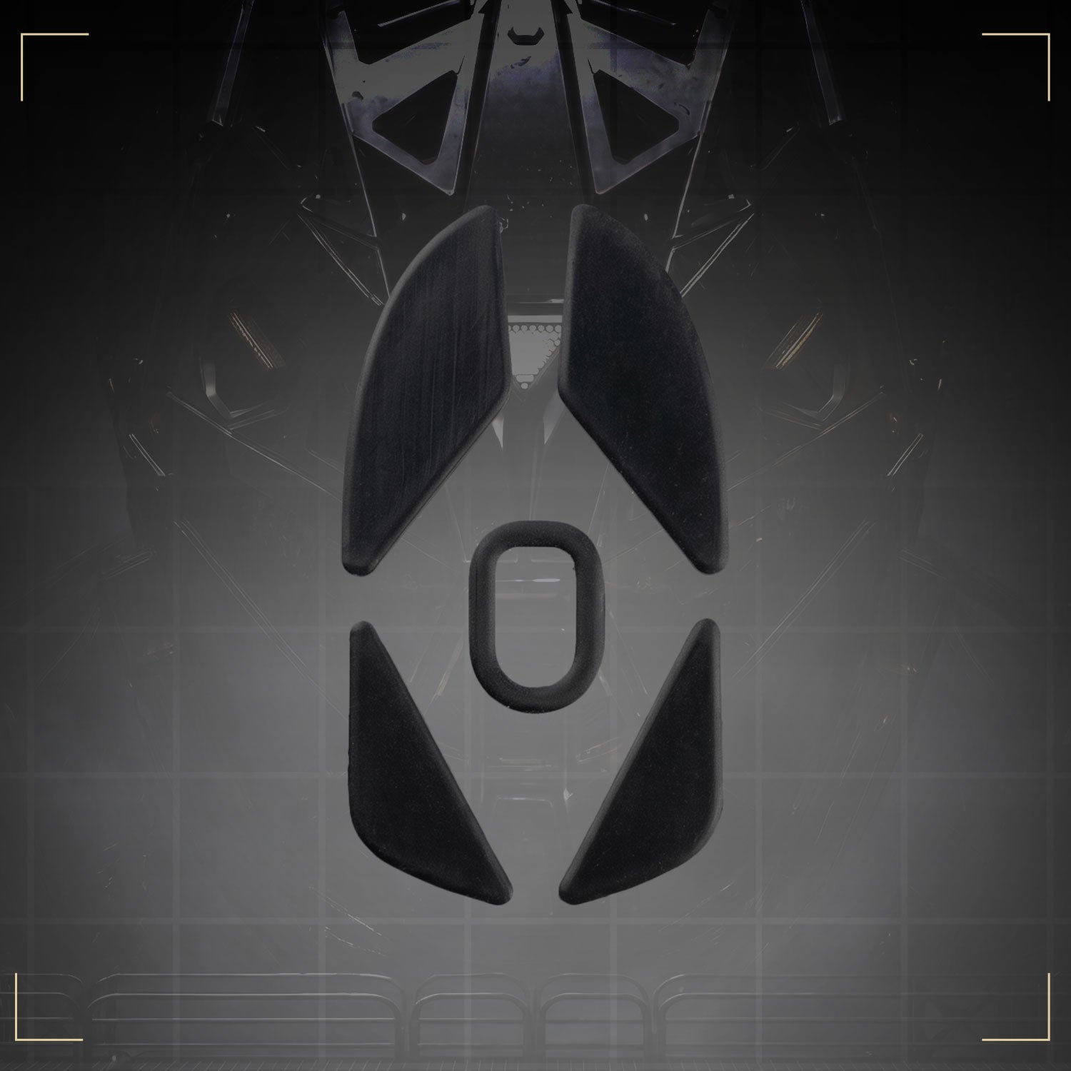 Akko Echo Carbon Fiber Gaming Mouse Feet Details
