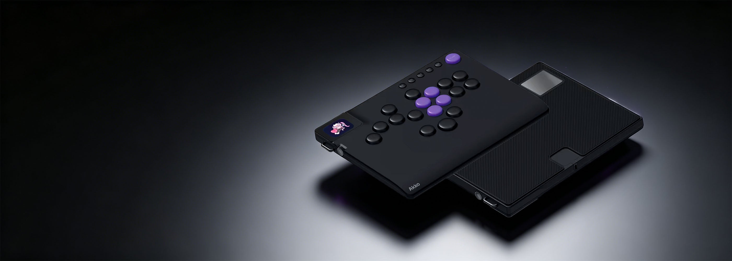 Akko FUNBOX Arcade Controller Front Back Details