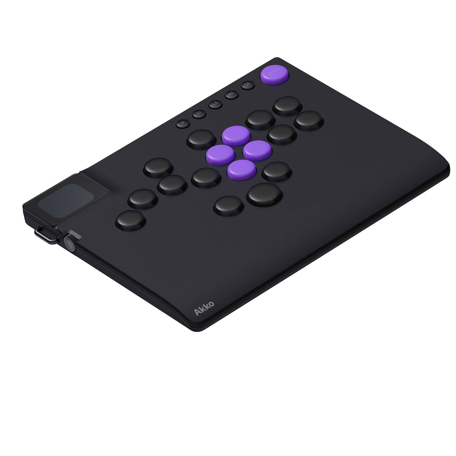 Akko FUNBOX Arcade Controller Left Side Details