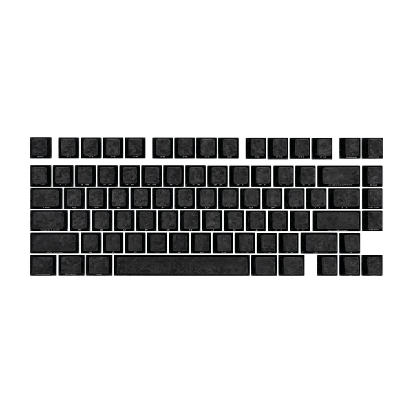 Akko Glassy Carbon Fiber Keycap Set (126-Key)