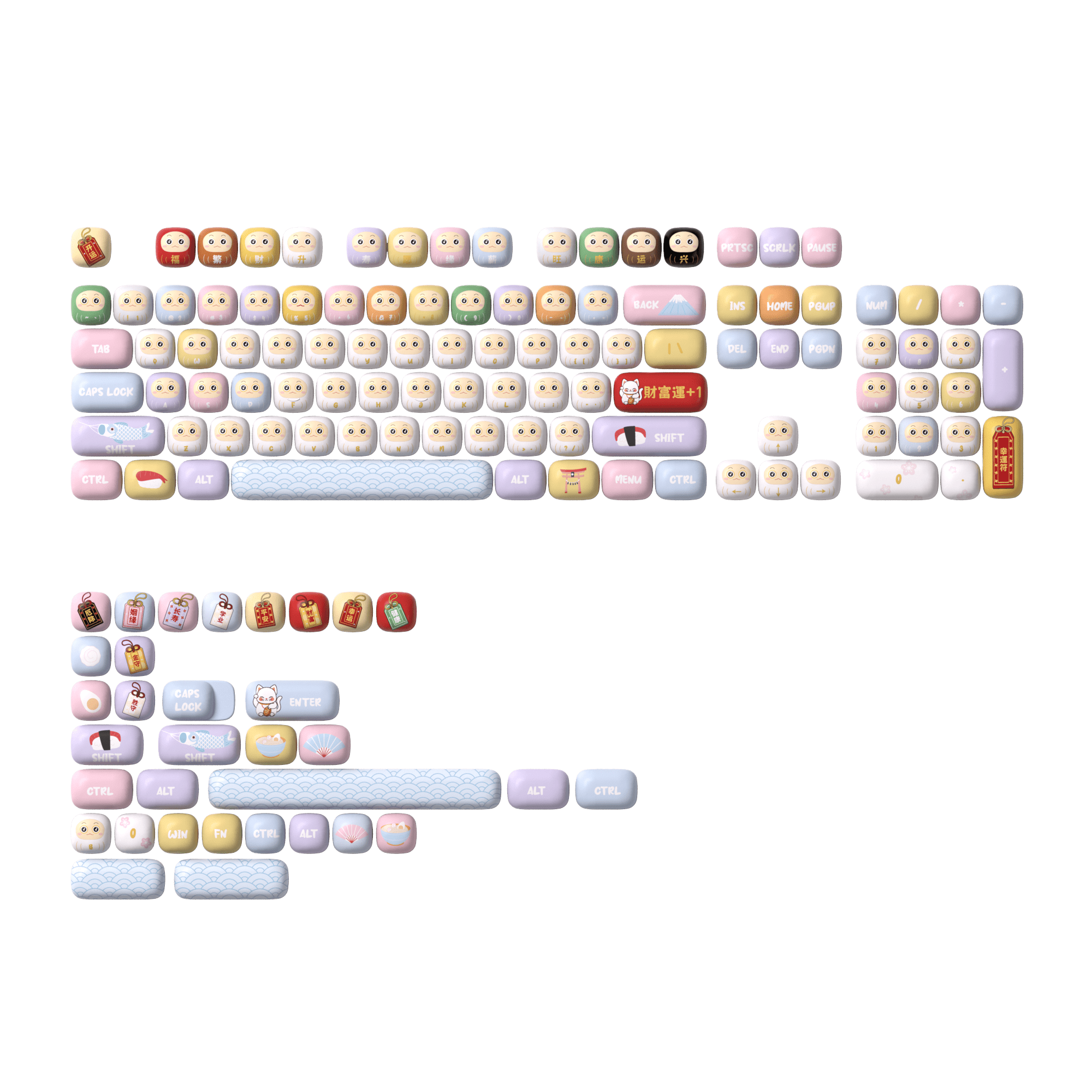 Good Luck Charm Keycap Set (138-key)