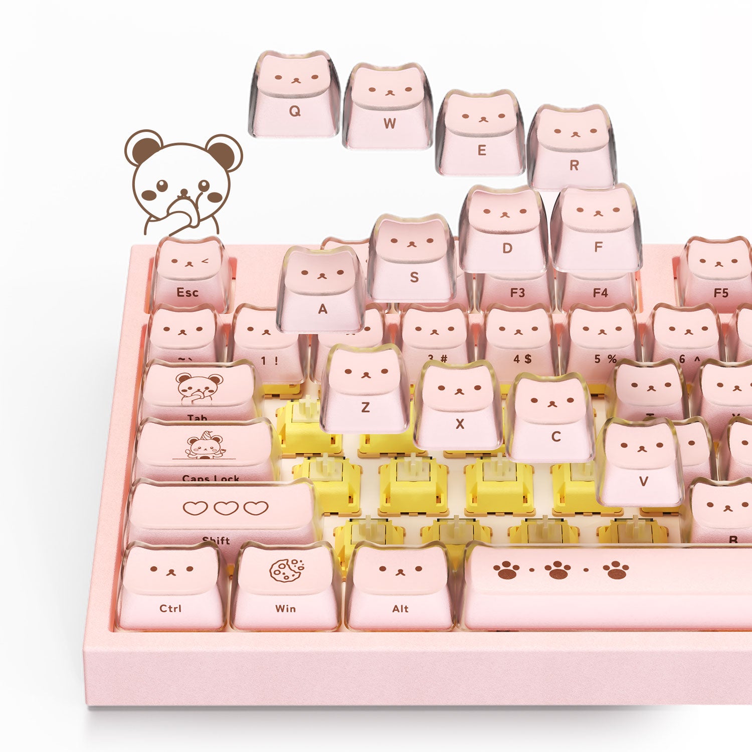 Akko Greedy Bear 5108 V5 Mechanical Keyboard Hot Swappable