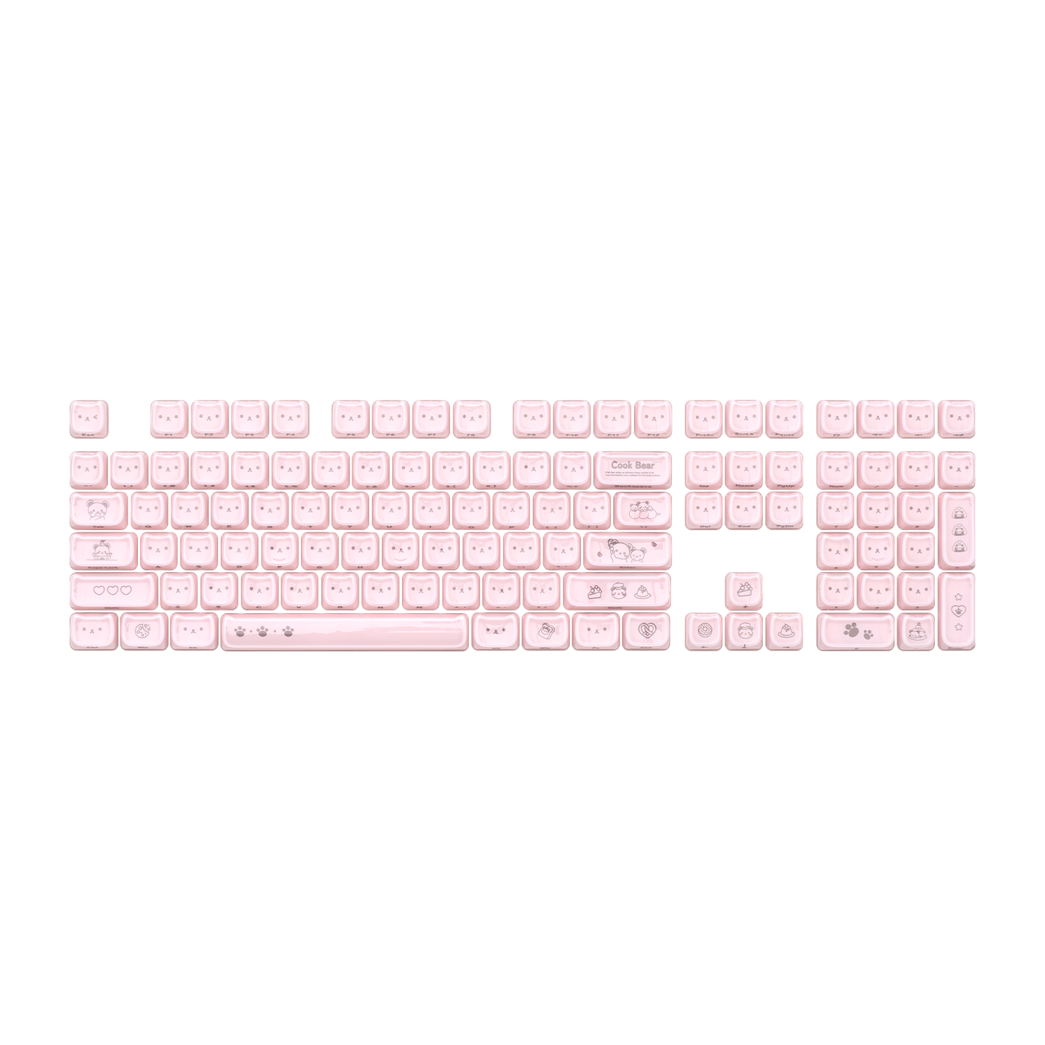 Greedy Bear Keycap Set (119-Key)