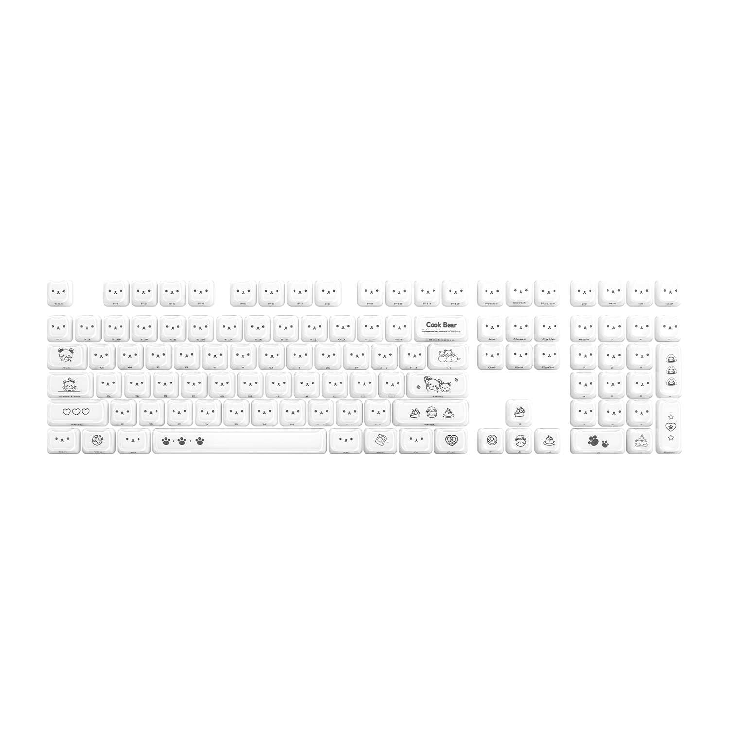 Greedy Bear Keycap Set (119-Key)