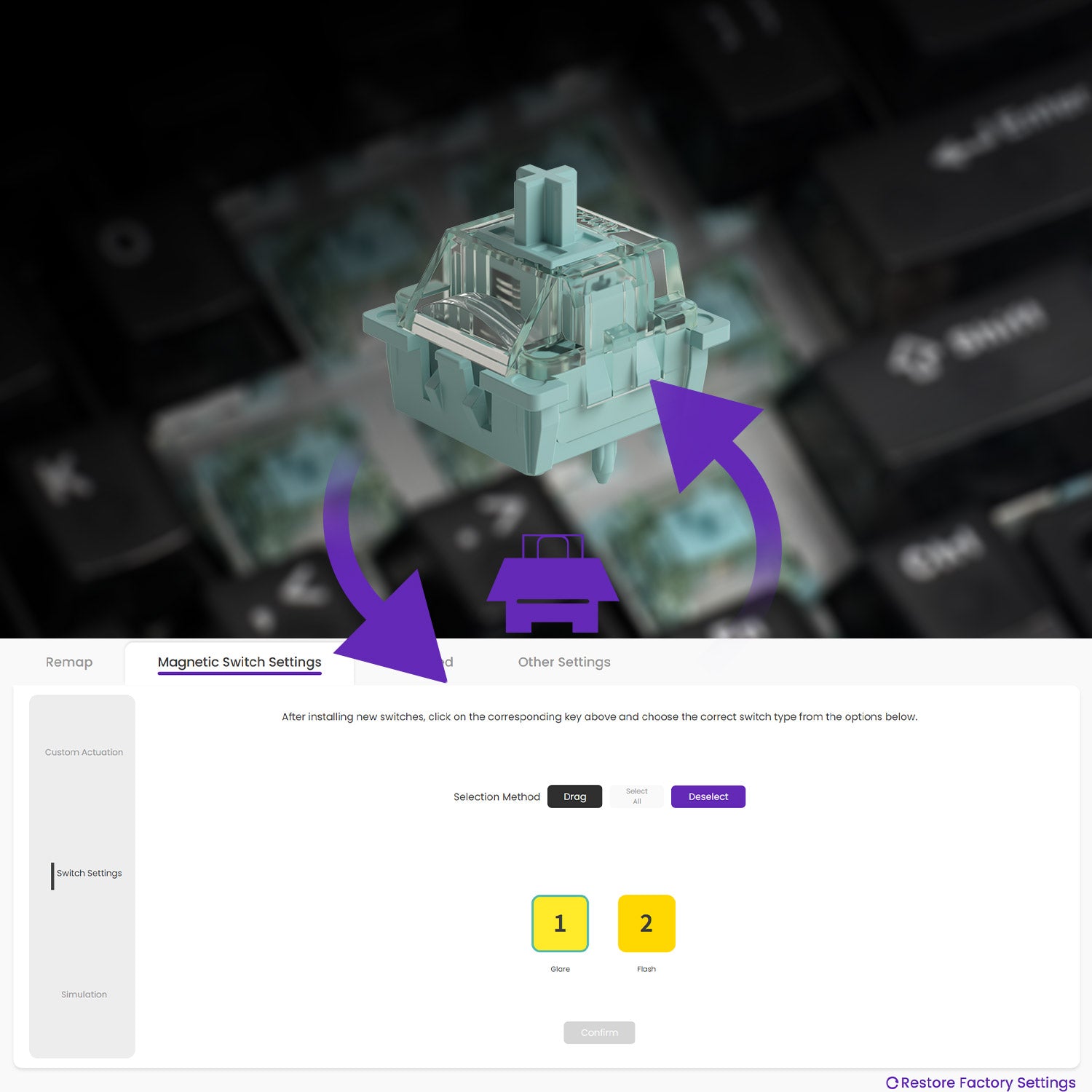 Akko 5075 V3 HE Magnetic Keyboard Cross Compatible