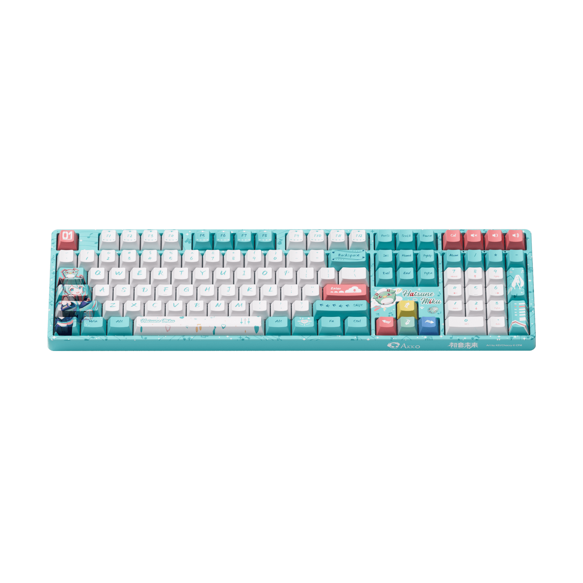 Hatsune Miku 5108B Plus Mechanische Tastatur in voller Größe