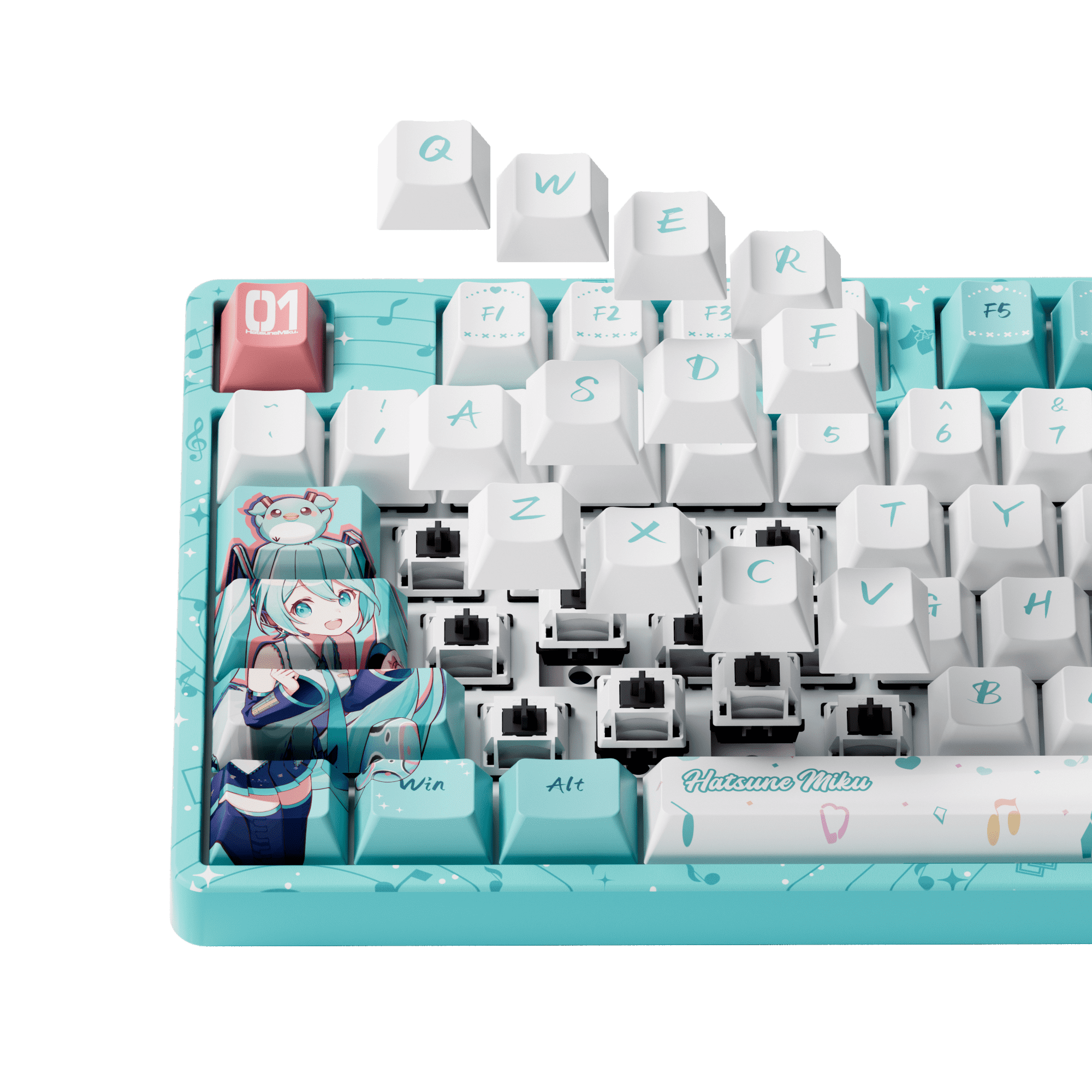 Hatsune Miku 5108B Plus Mechanische Tastatur in voller Größe