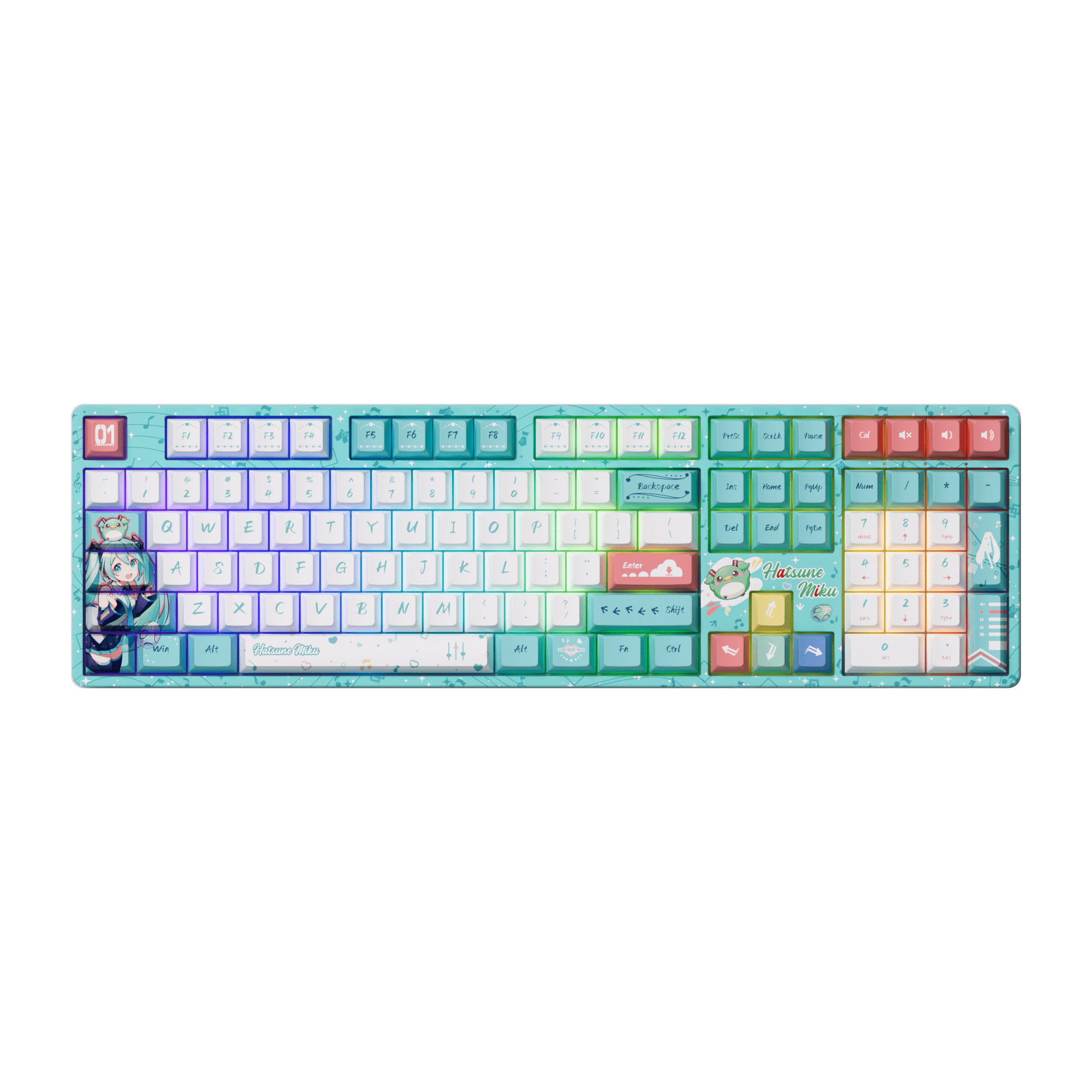 Hatsune Miku 5108B Plus Full Size Mechanical Keyboard