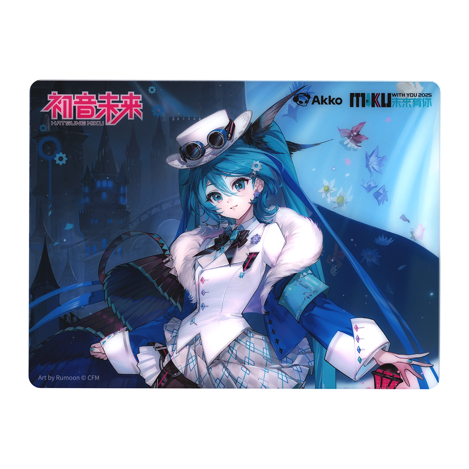 Akko Hatsune Miku WITH YOU 2025 Gaming Mouse Pad
